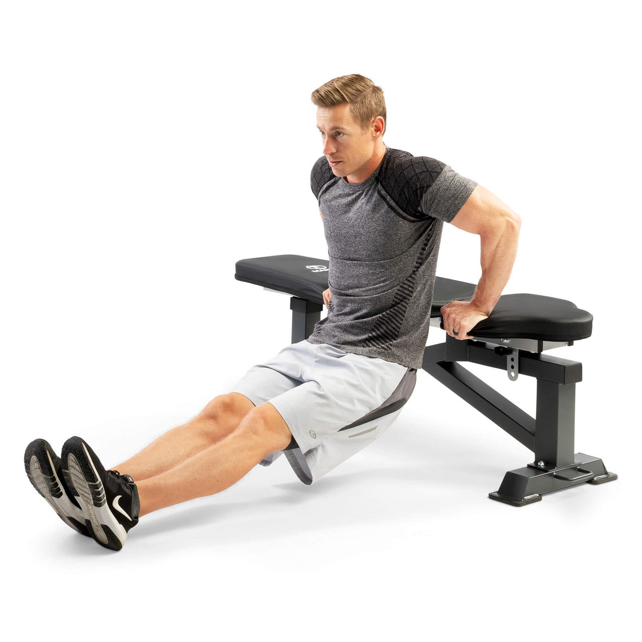 Marcy Deluxe Utility Bench SB-8062 - Adjustable Weight Bench for Home Gym, Full Body Workout & Strength Training - Perfect for Dumbbell, Barbell & Resistance Band Exercises