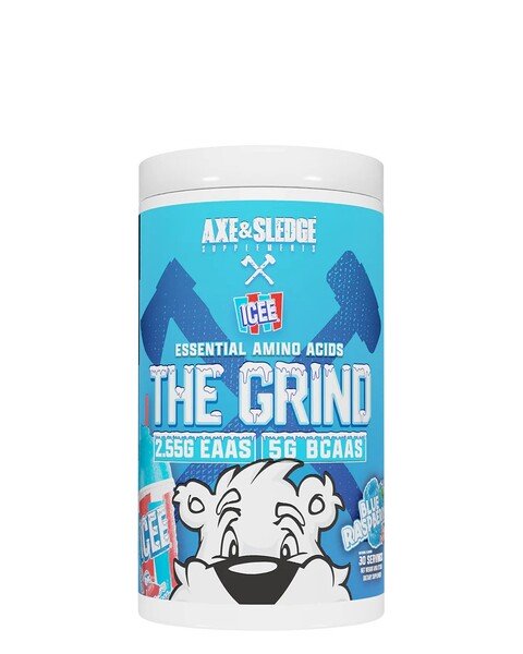 Axe & Sledge The Grind 495g Premium Pre-Workout Powder - Boost Energy & Focus for Intense Gym Training & Bodybuilding