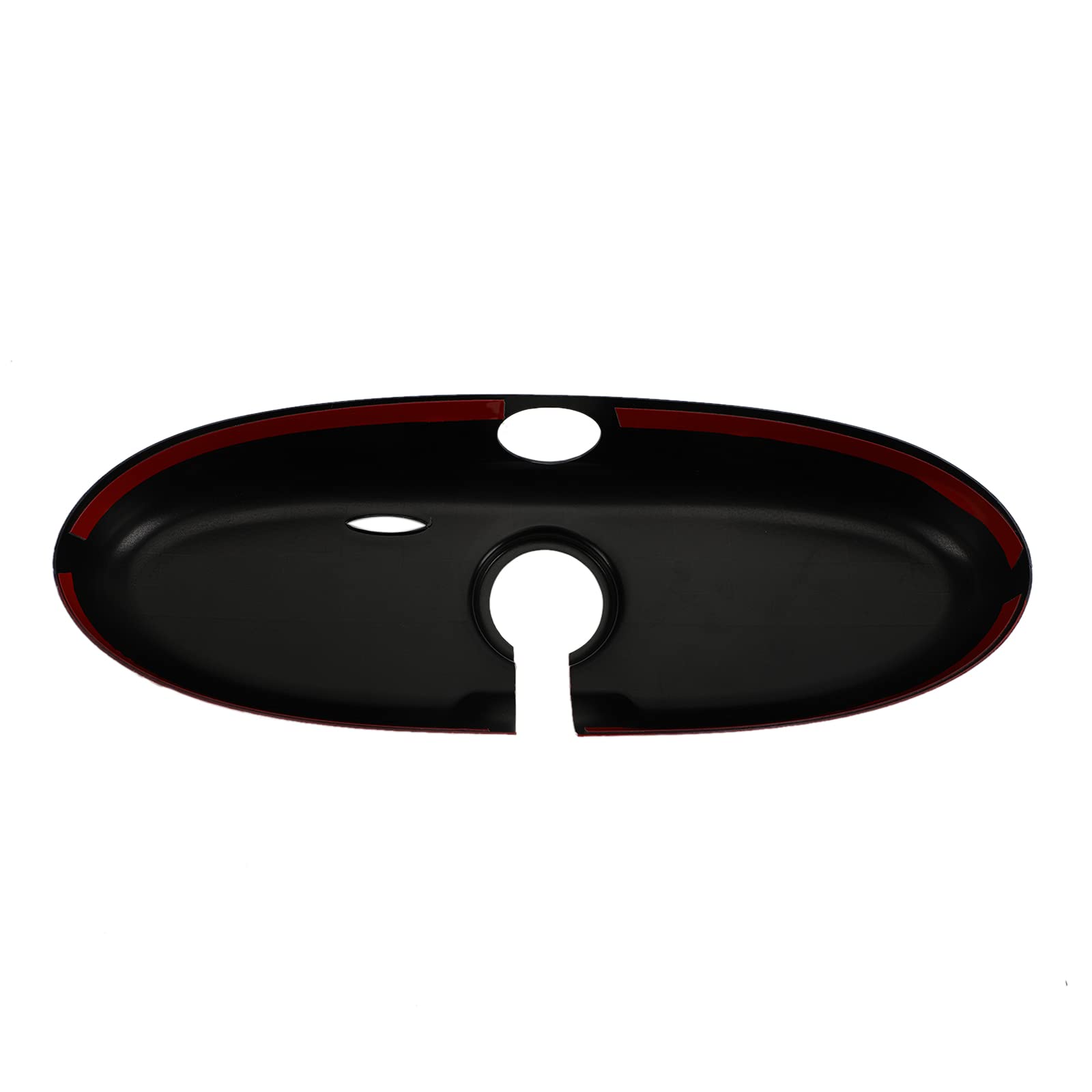 Black & Grey Checkered Red Rear View Mirror Covers for BMW MINI Cooper R55 R56 R57 - Side Mirror Protectors for Enhanced Style & Protection (Perfect for Car Enthusiasts & Customization)