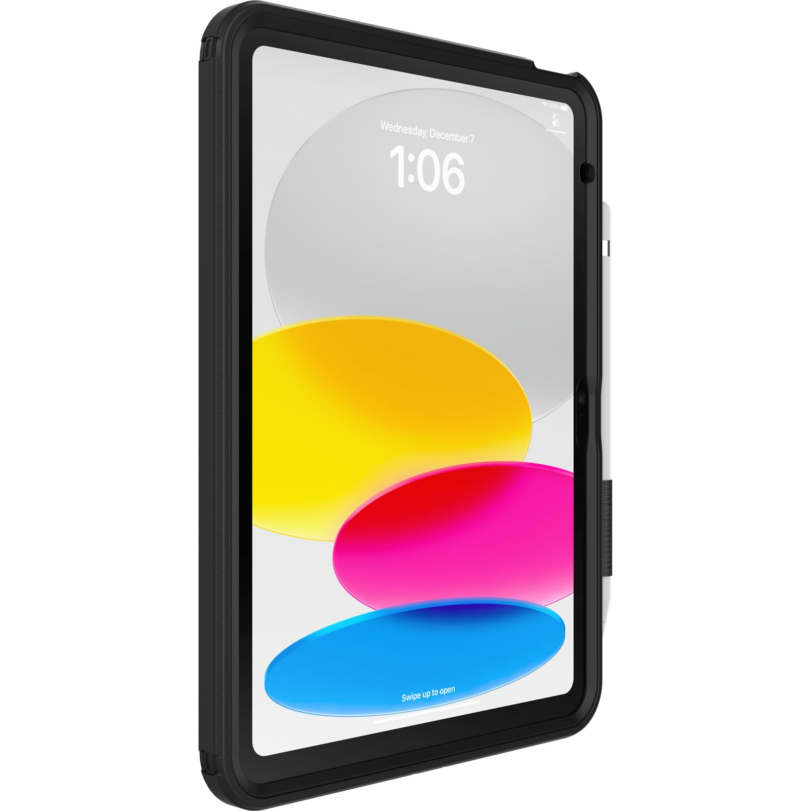 OtterBox Defender Series Rugged Case for iPad 10th Generation (2022 Model Only) - Black | Heavy Duty Protection with Kickstand & Hand Strap | Shockproof, Port Covers & Built-in Stand | Perfect for Construction, Warehouse & Outdoor Use