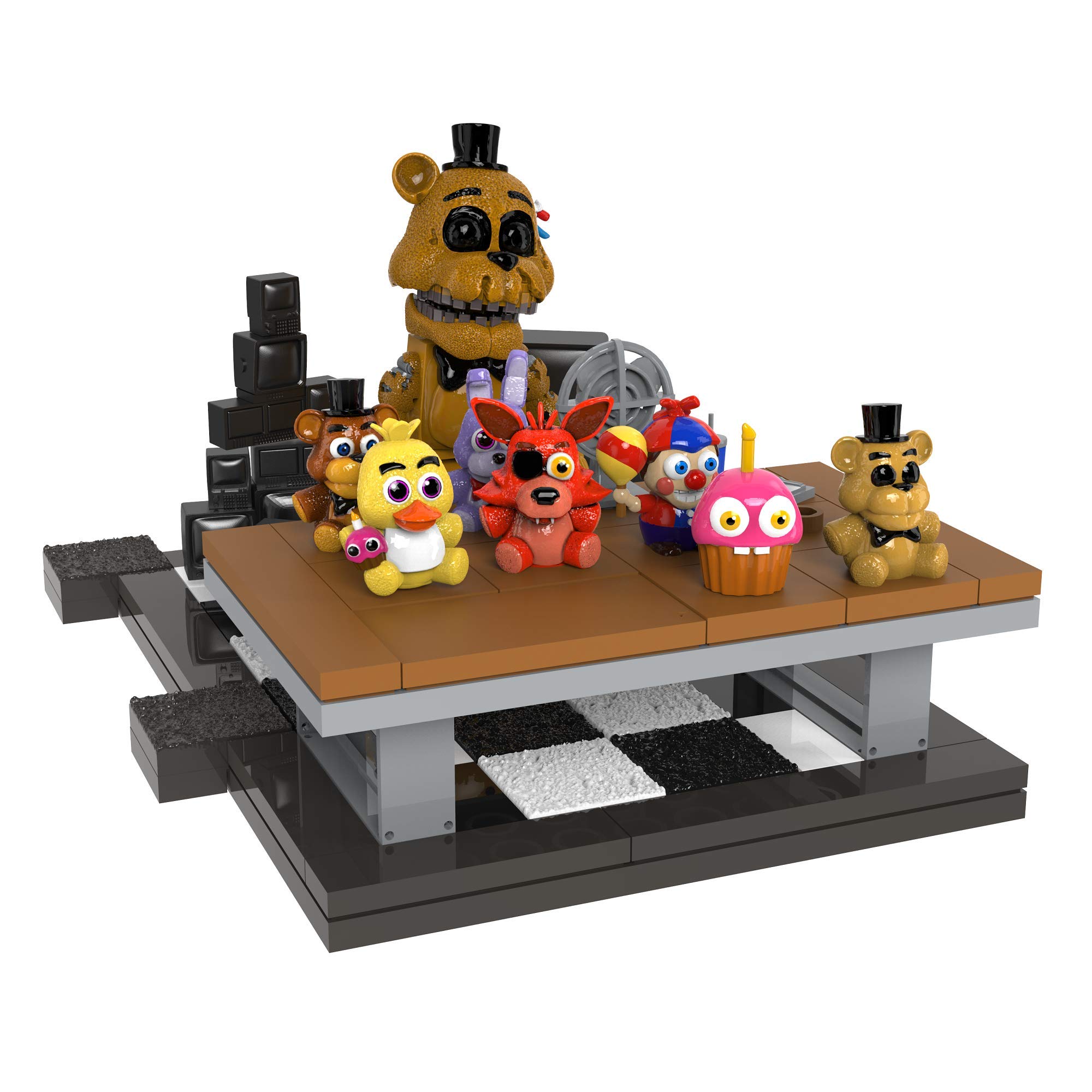 McFarlane Toys Five Nights at Freddy's Office Desk Small Set - FNAF Collectible Action Figure for Horror Game Fans - Perfect for Display, Gifts, and Gaming Room Decor