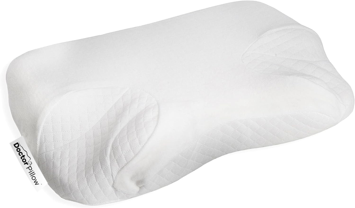Dr. PILLOW CPAP Therapeutic Pillow for Side Sleepers - Comfortable & Supportive Pillow for CPAP Users, Sleep Apnea Relief, Better Sleep - Ideal for Home & Travel Use