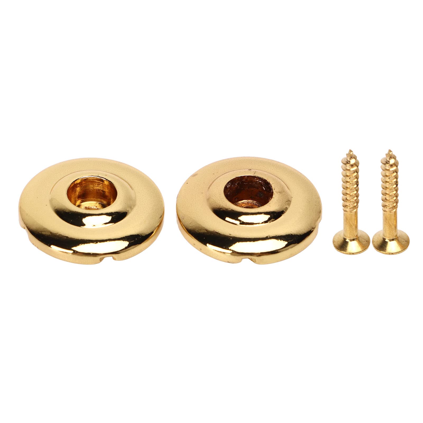 Gold Round Electric Bass String Retainer Set - Premium String Tree for Electric Bass Guitars | Perfect for Bass Setup, String Alignment & Improved Sustain
