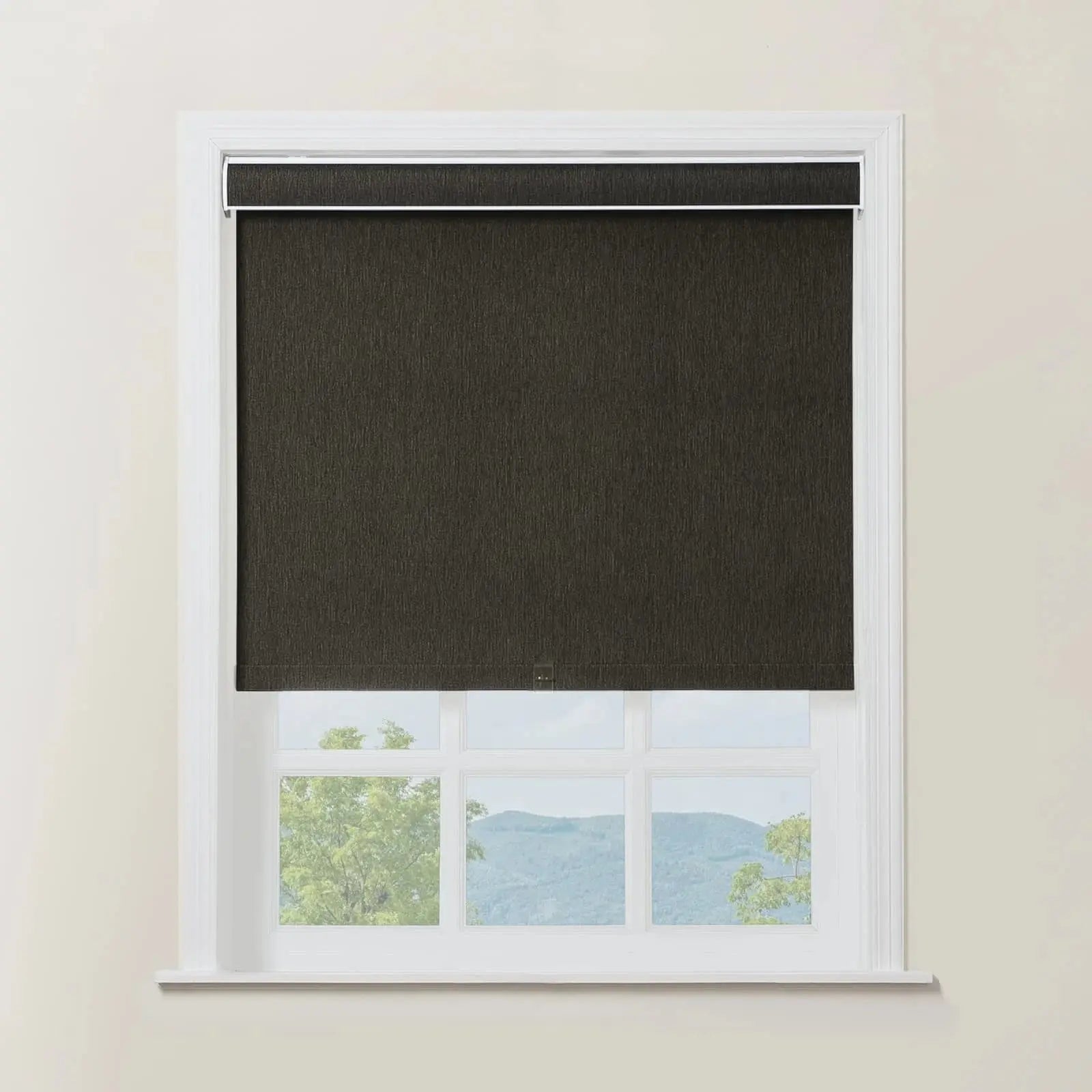 Alvin Boutique Blackout Cordless Roller Shades - Light Blocking Window Coverings for Bedroom, Nursery & Home Office