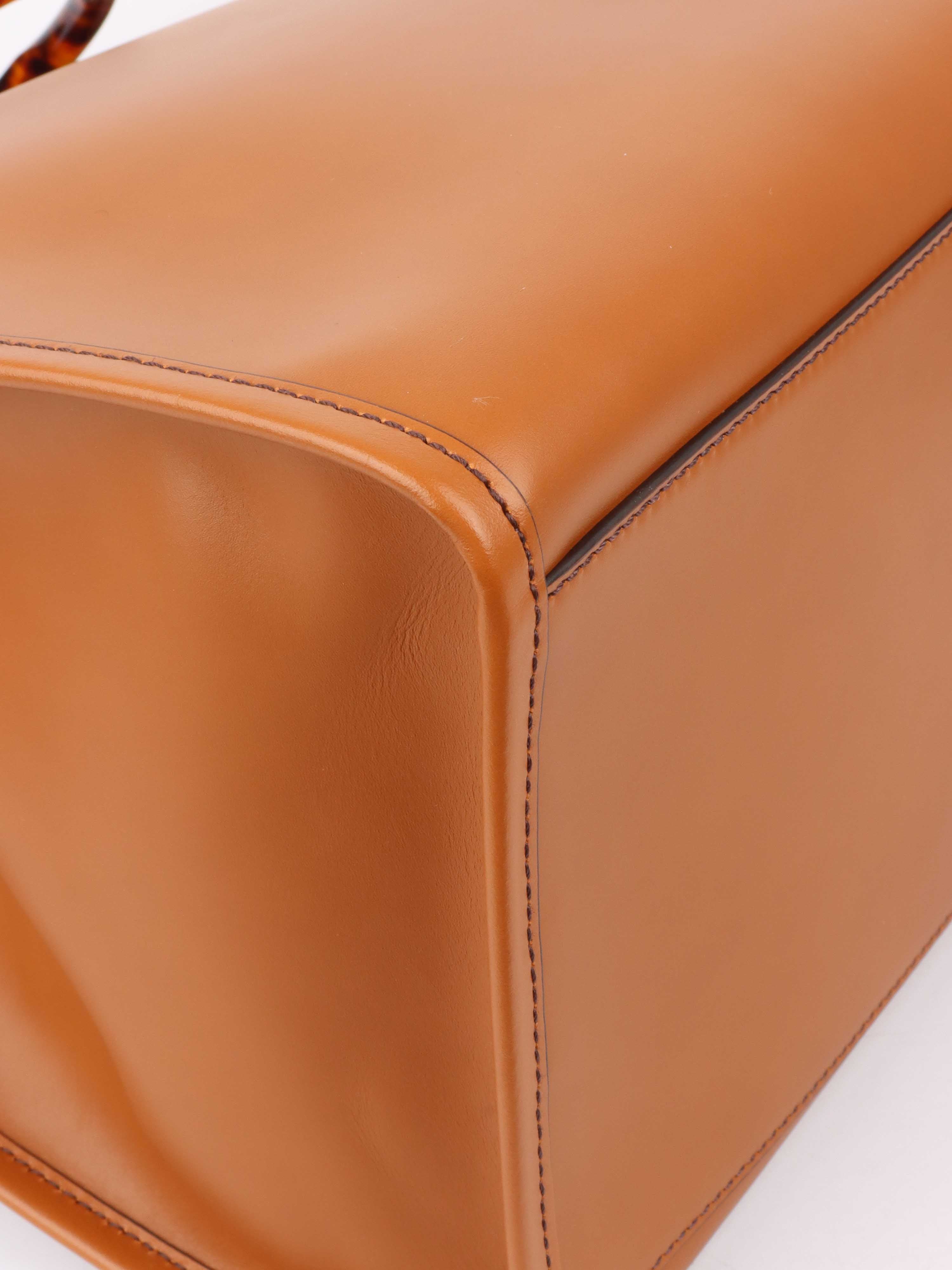 Fendi Large Sunshine Tote Bag in Tan Leather - Luxury Designer Handbag for Women, Perfect for Work, Travel & Everyday Use