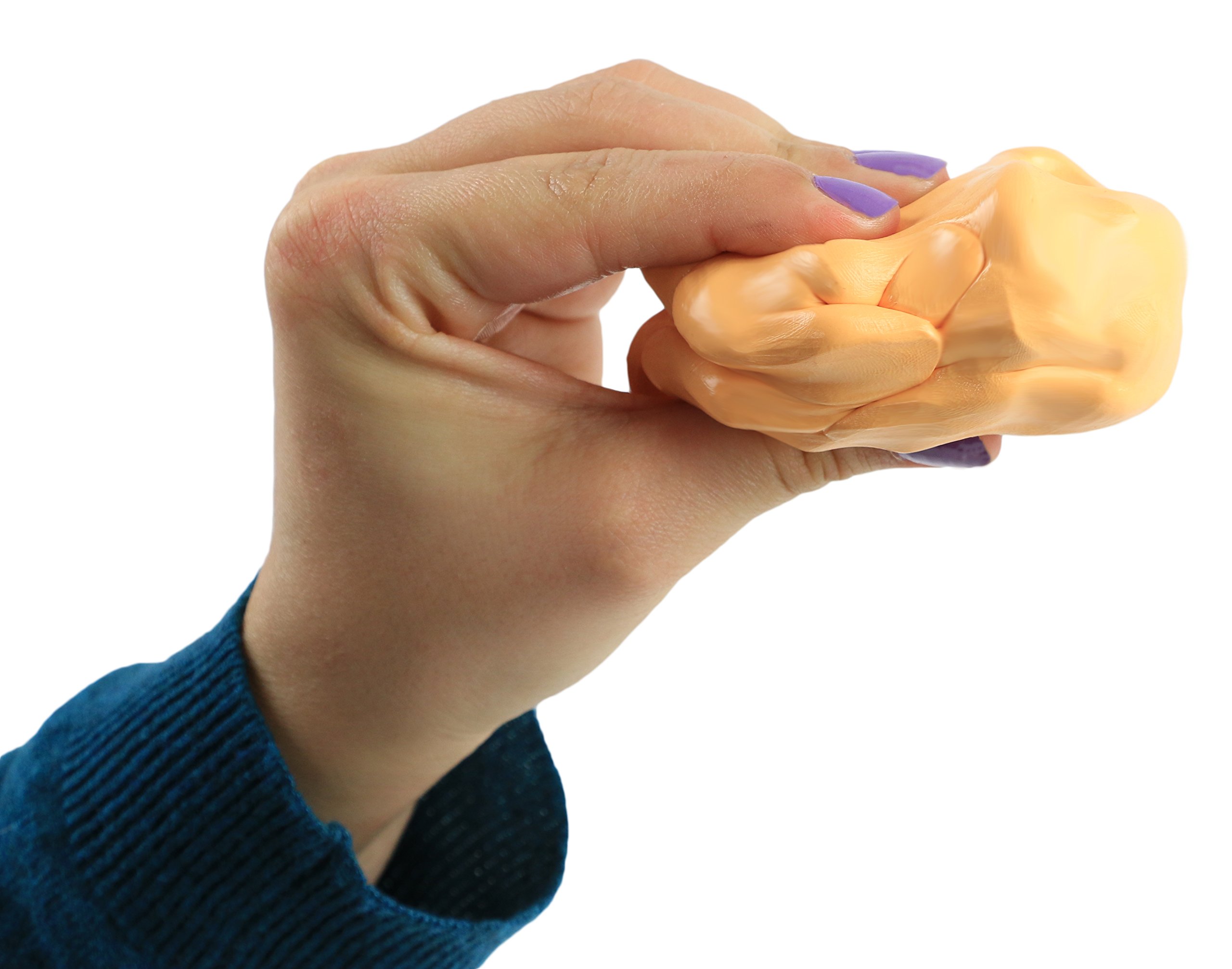 10-3931 Therapeutic Exercise Putty for Hand Therapy - 6 oz, Peach Color | Improve Grip Strength & Rehabilitation for Arthritis, Stroke Recovery & Occupational Therapy