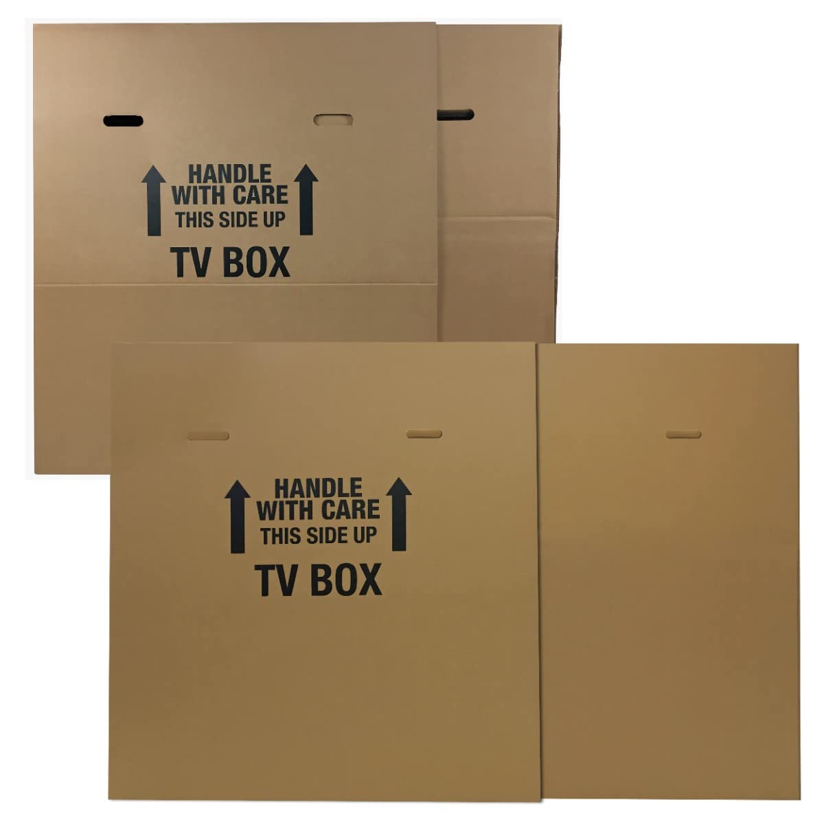 uBoxes TV Moving Boxes - 2 Pack Heavy Duty Television Shipping Boxes for Safe Transport | Perfect for Moving, Storage & Electronics Shipping