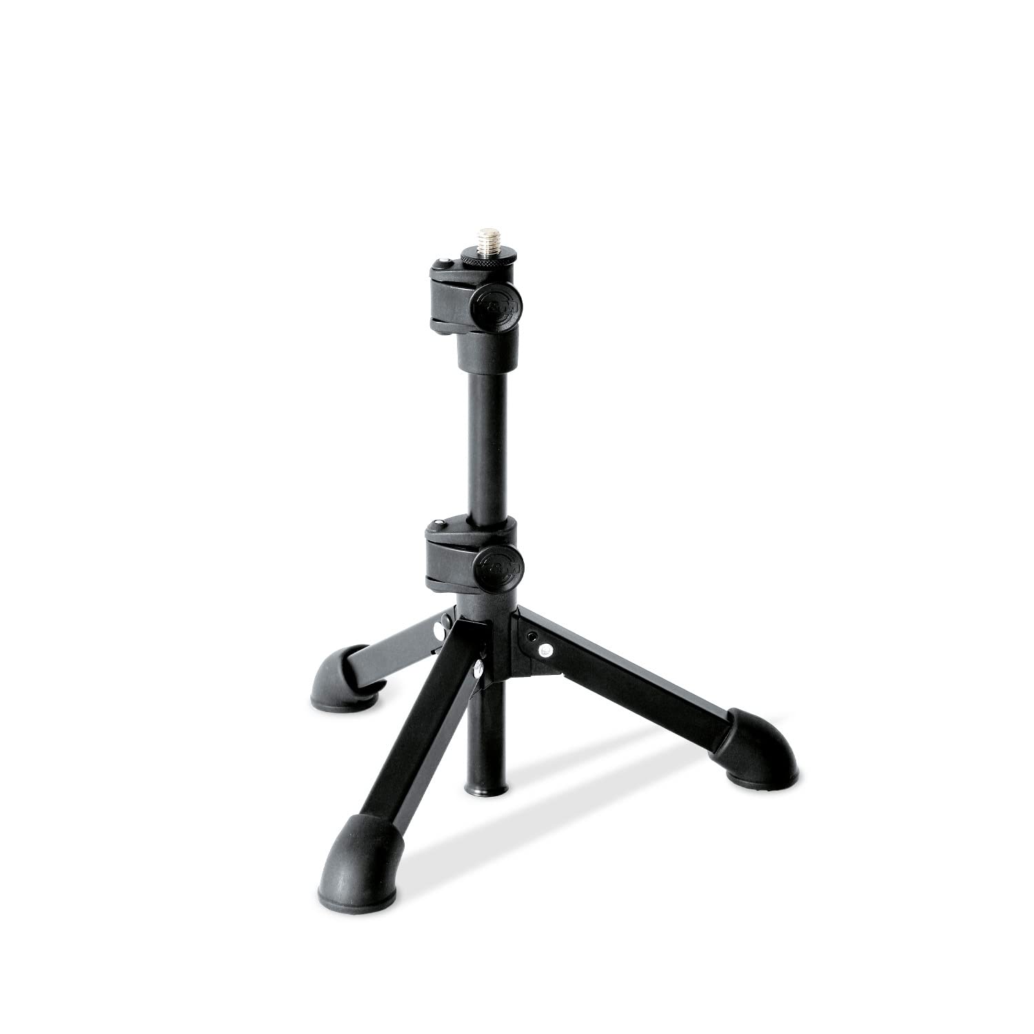 K&M 23150 Tabletop Microphone Stand - Adjustable Tripod for Podcasting, Recording & Live Streaming - Compact & Sturdy EU Version for Home Studio & Professional Use