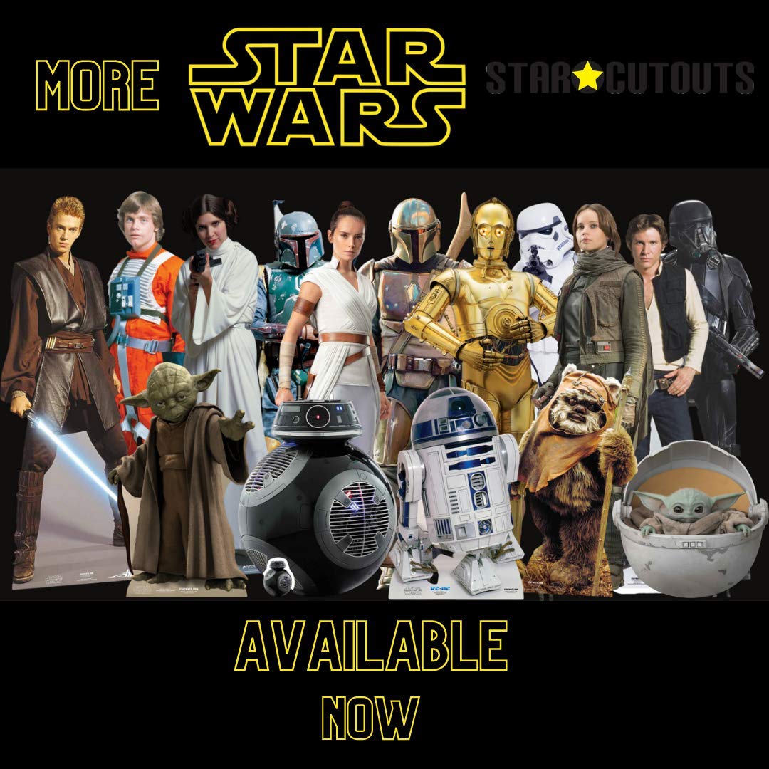 Star Wars Poe Dameron Cutout SC1434 - 171cm Life-Size Standee for The Rise of Skywalker | Perfect for Movie Themed Parties, Birthday Decorations, Cosplay Events, Wedding Backdrops & Collector Displays