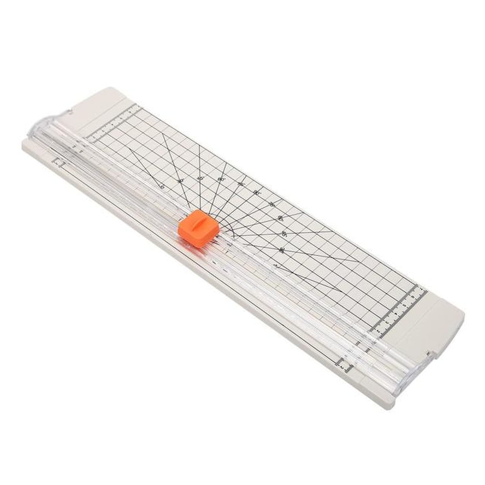 qingmutech Corner Trimmer - A4 Paper Cutter for Crafts, Scrapbooking & Office Use | Precision Paper Cutting Machine with Blades | DIY Card Corner Trimmer & Stationery Tool (White) | Perfect for Home, School & Art Projects