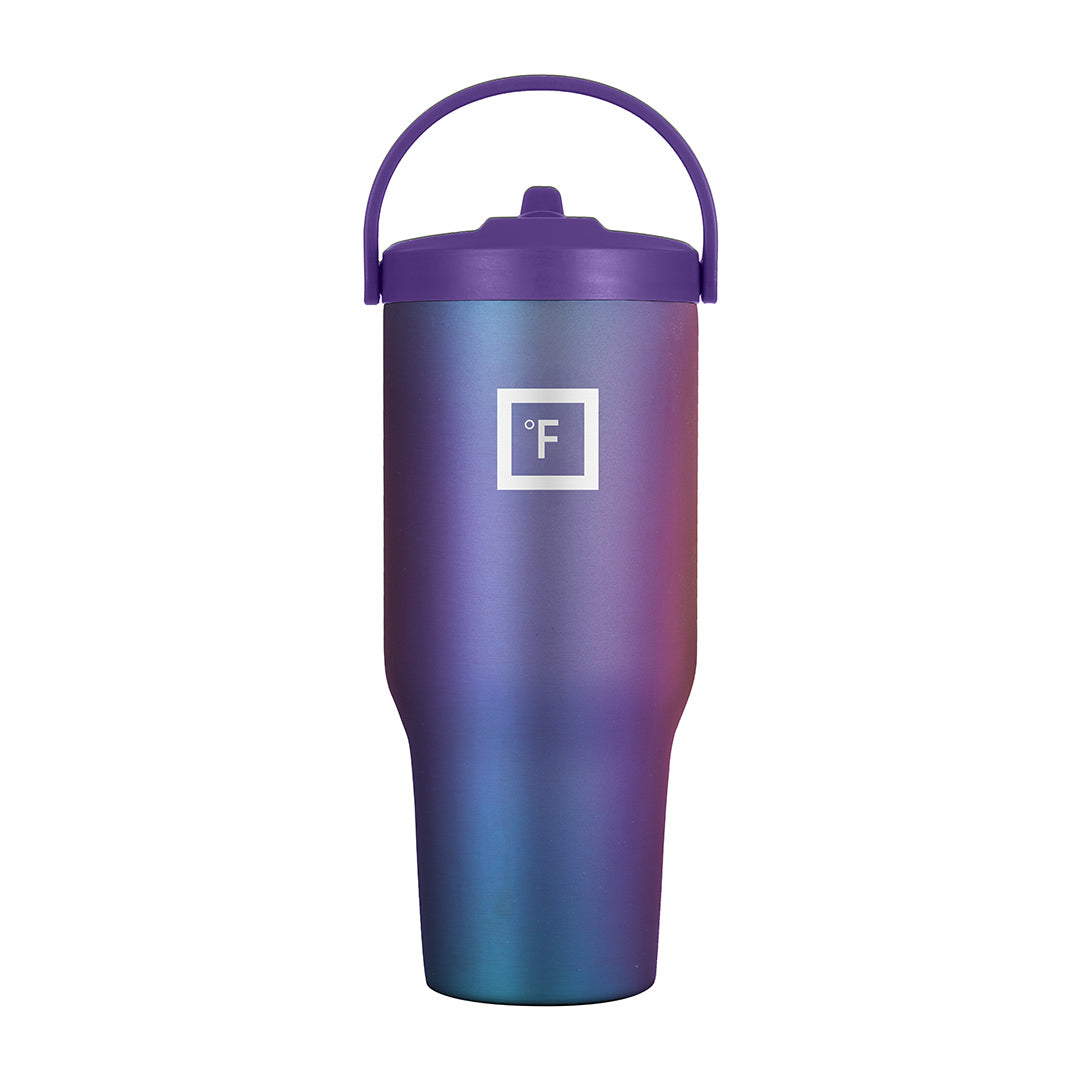 30 Oz Sidekick Insulated Stainless Steel Water Bottle with Straw Lid - Leakproof & Sweatproof - Keep Drinks Cold 24Hrs/Hot 12Hrs - Perfect for Gym, Hiking, Travel & Office Use