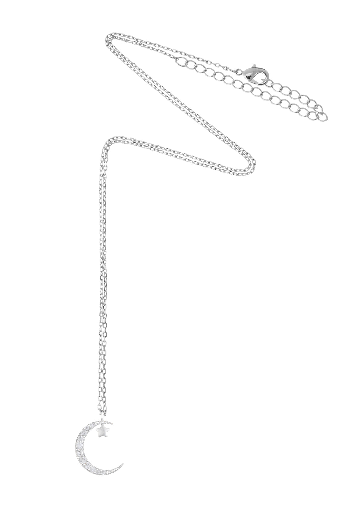 Moon and Star Necklace for Women - Elegant Celestial Jewelry Gift for Her - Perfect for Birthday, Anniversary & Everyday Wear
