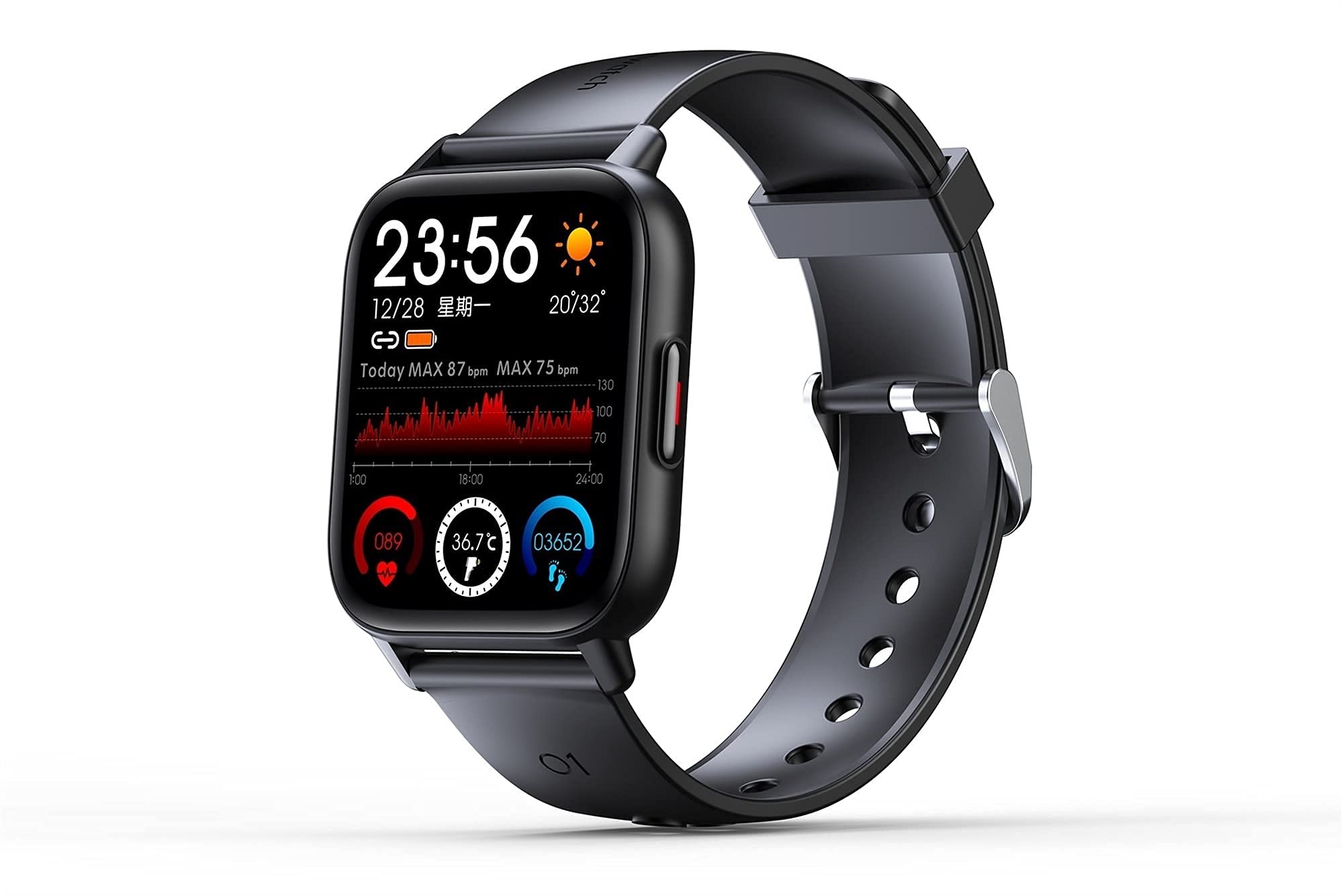 XYJ Smart Watch for Men Women - Fitness Tracker with Heart Rate Monitor, Blood Oxygen, Sleep Tracking, IP67 Waterproof, Touch Screen, Pedometer, Stopwatch, Calorie Counter - Compatible with iOS Android Smartphones - Perfect for Running, Swimming, Workouts & Daily Activity Tracking