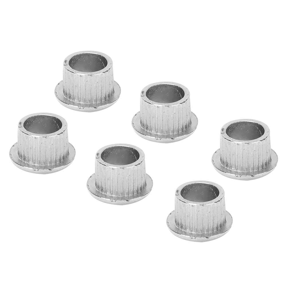Janzoom Guitar Conversion Bushing - 6Pcs Mini Metal Guitar Repair Accessories for Guitarists & Luthiers | Durable & Long-Lasting | Perfect for Guitar Maintenance & Bridge Replacement