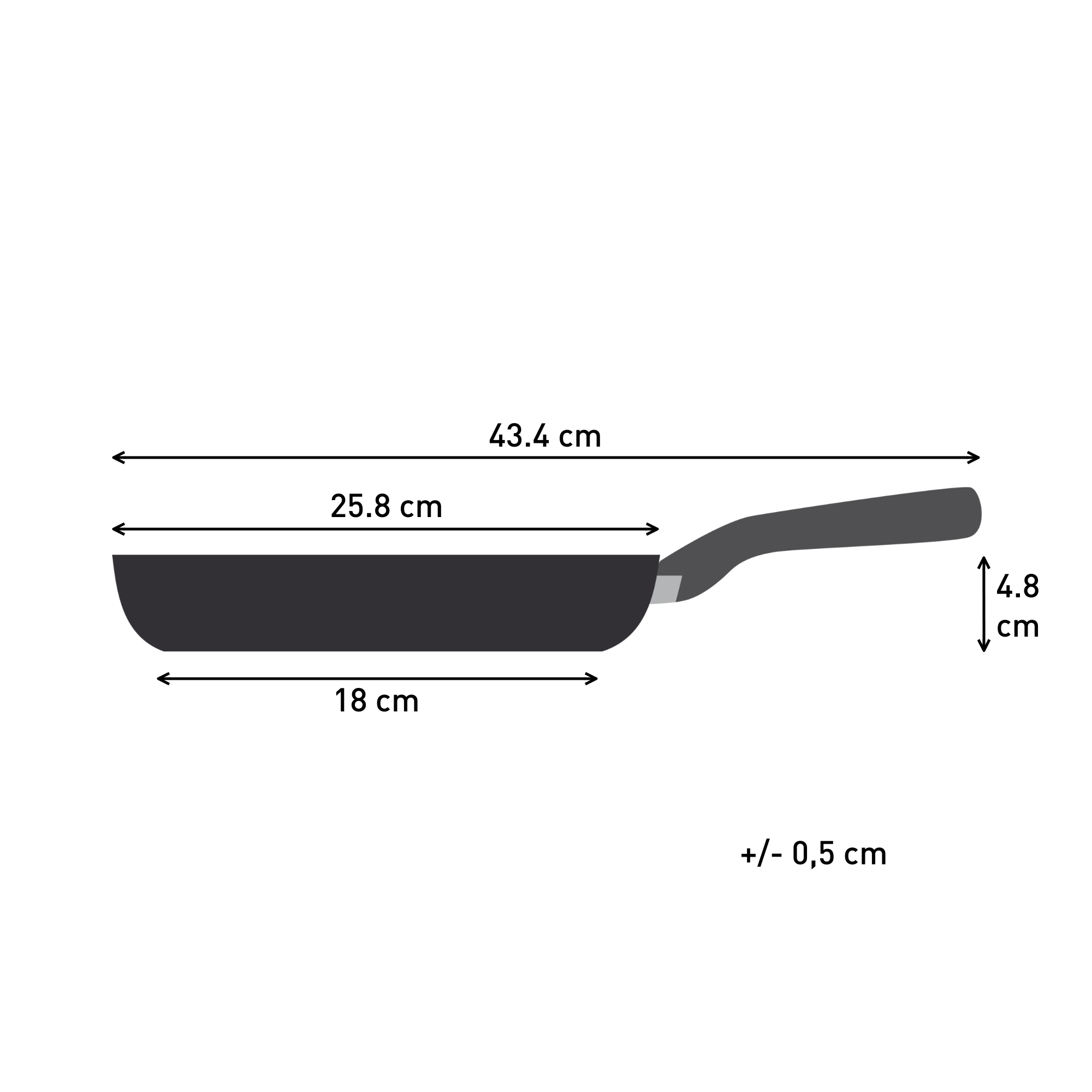 Tefal Revive Ceramic Induction Non-Stick Fry Pan 24cm - Healthy Cooking for Induction Stoves | Perfect for Sautéing, Frying & Stir-Frying