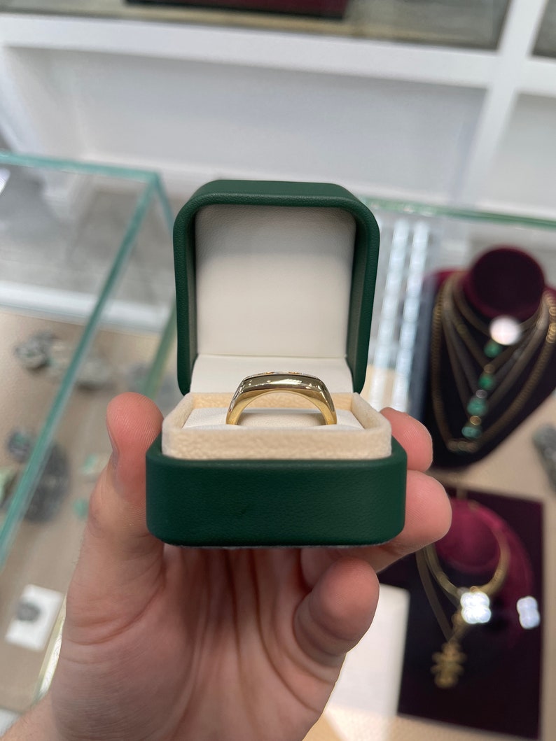 1.32tcw Natural Diamond Three Stone Men's 14K Gold Wedding Band Ring - Perfect for Engagement, Anniversary & Special Occasions