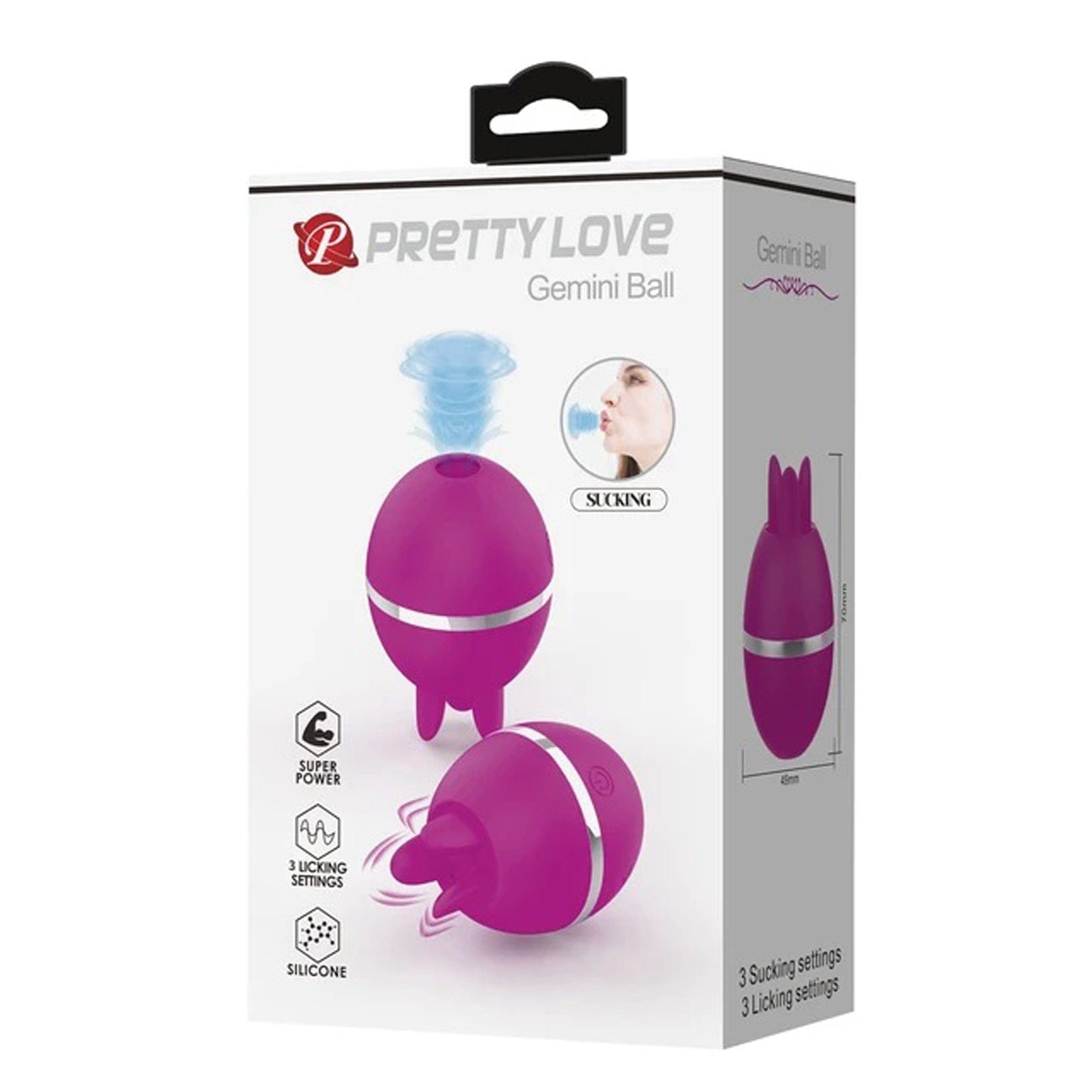 Pretty Love Gemini Ball Fuchsia - Elegant Decorative Ball for Home, Wedding, Party & Gift Giving