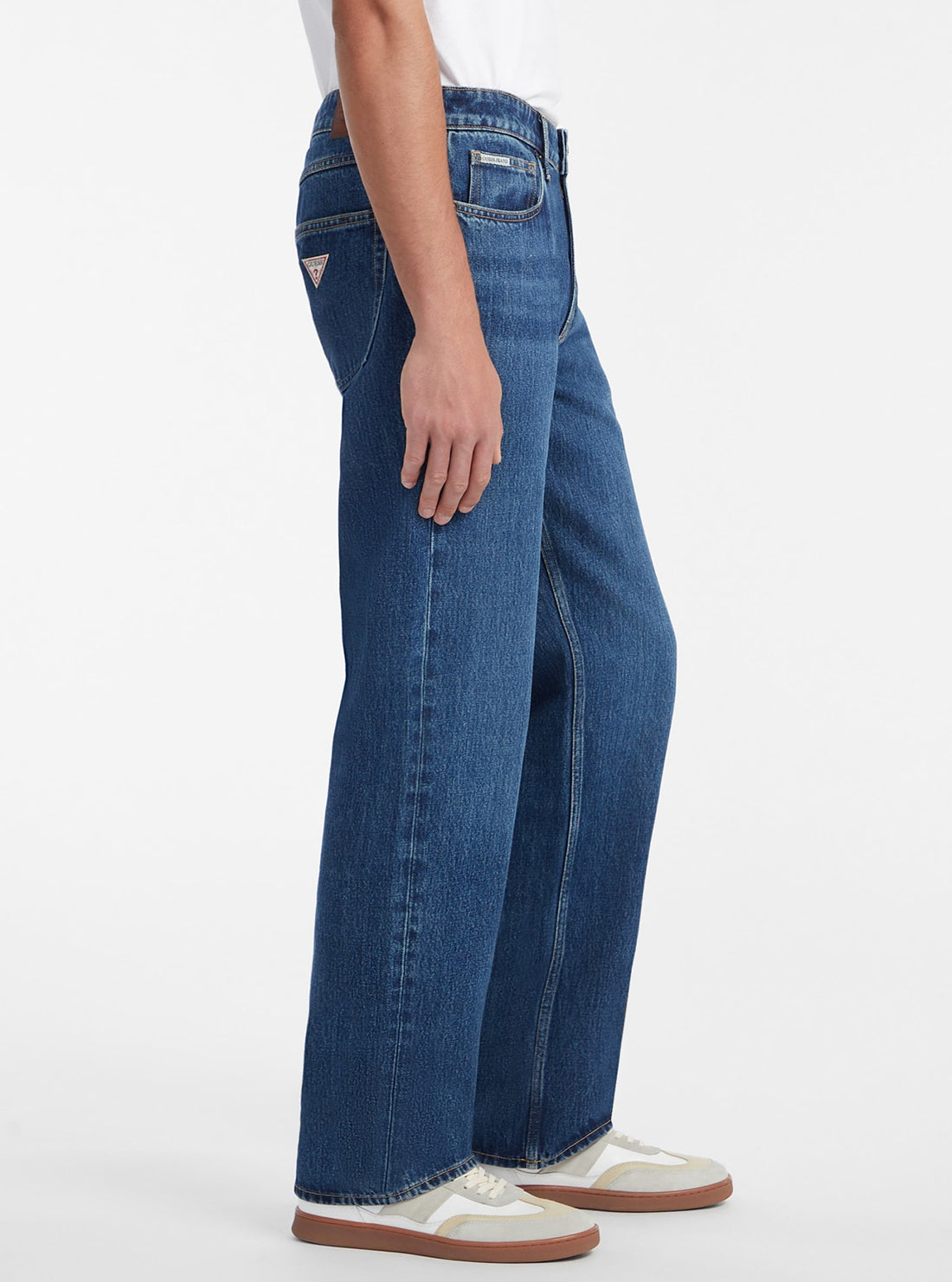 Guess G18 Relaxed Fit Jeans for Women - Comfortable Stretch Denim Pants with Classic 5-Pocket Design | Perfect for Casual Wear, Weekend Outings & Everyday Style