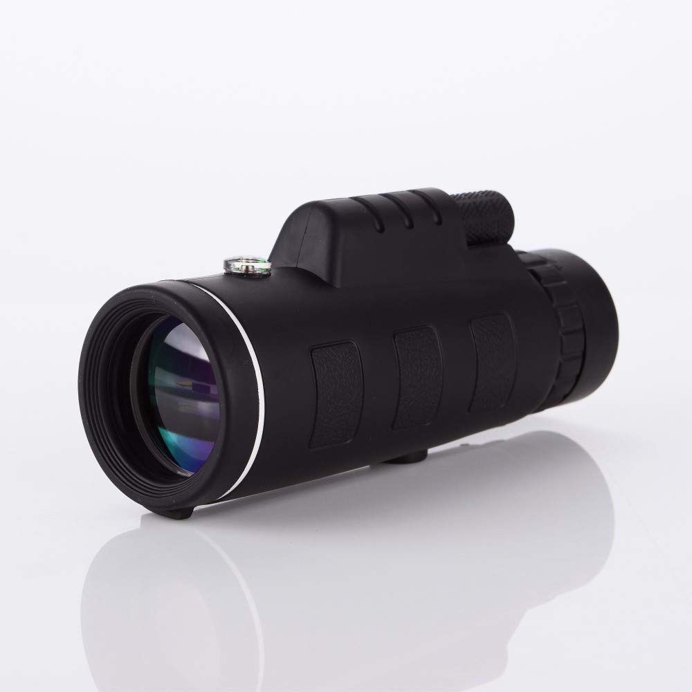 40x60 High Power Monocular Telescope with BAK4 Prism - Waterproof, Low Light Vision for Bird Watching, Hunting, Hiking & Camping - Adjustable Phone Tripod Included for Stargazing & Travel Photography