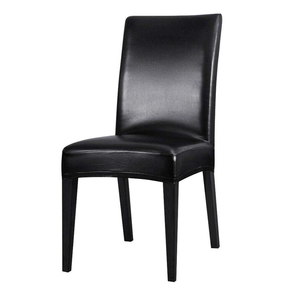 VeahUS 1/4/6/8 PCS Premium Stretchable Chair Covers for Dining Room & Living Room - Soft Spandex Furniture Protectors, Washable Slipcovers for Home Decor & Room Upgrade (Perfect for Parties, Daily Use & Pet Protection)