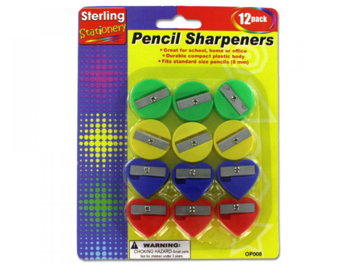 24-Pack Fun Shape Pencil Sharpeners for School & Office - Cute Novelty Pencil Sharpeners for Kids, Students & Teachers - Perfect for Classroom, Homework & Art Projects