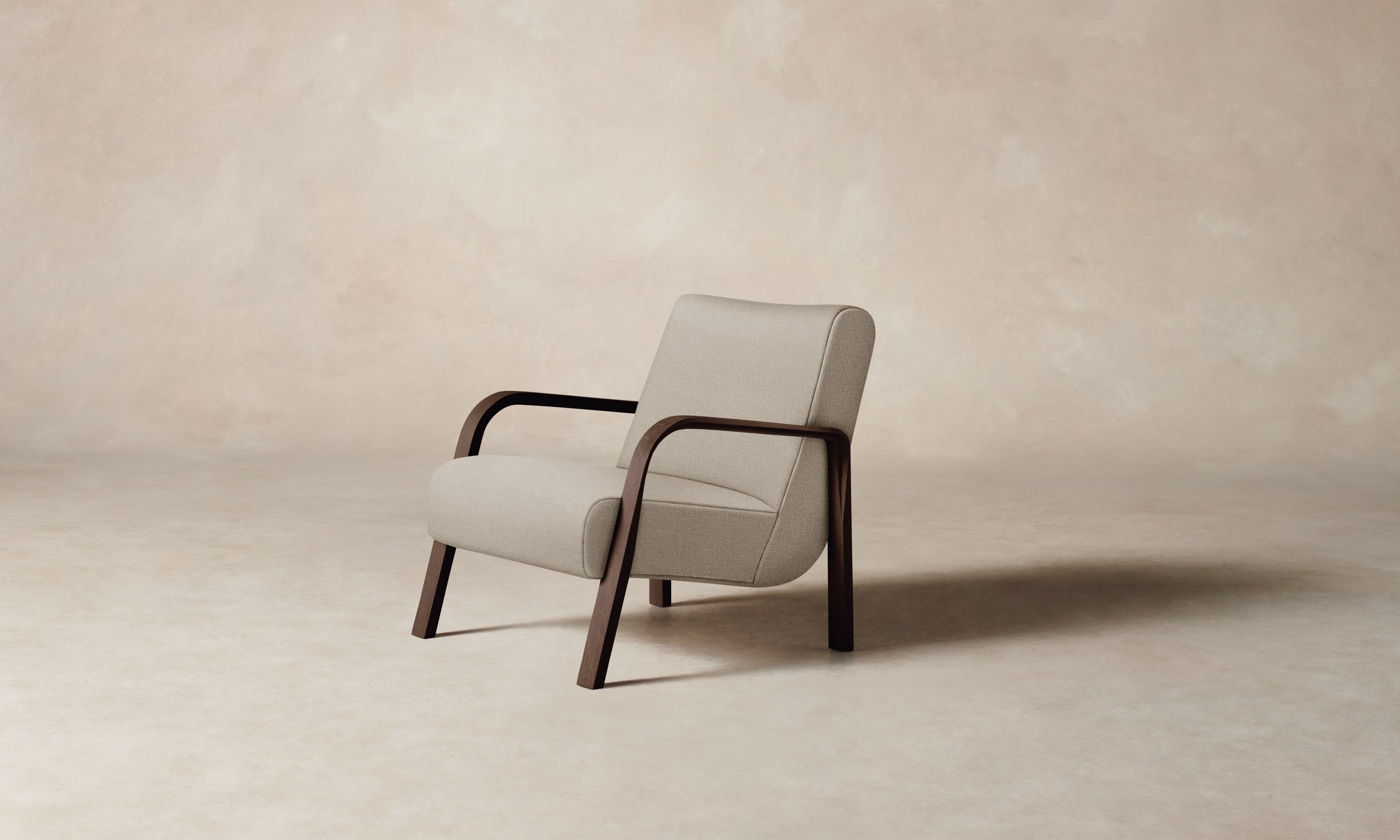 Felix Chair - Premium Performance Linen Weave in Beige | Modern Living Room, Office & Dining Room Seating Solution