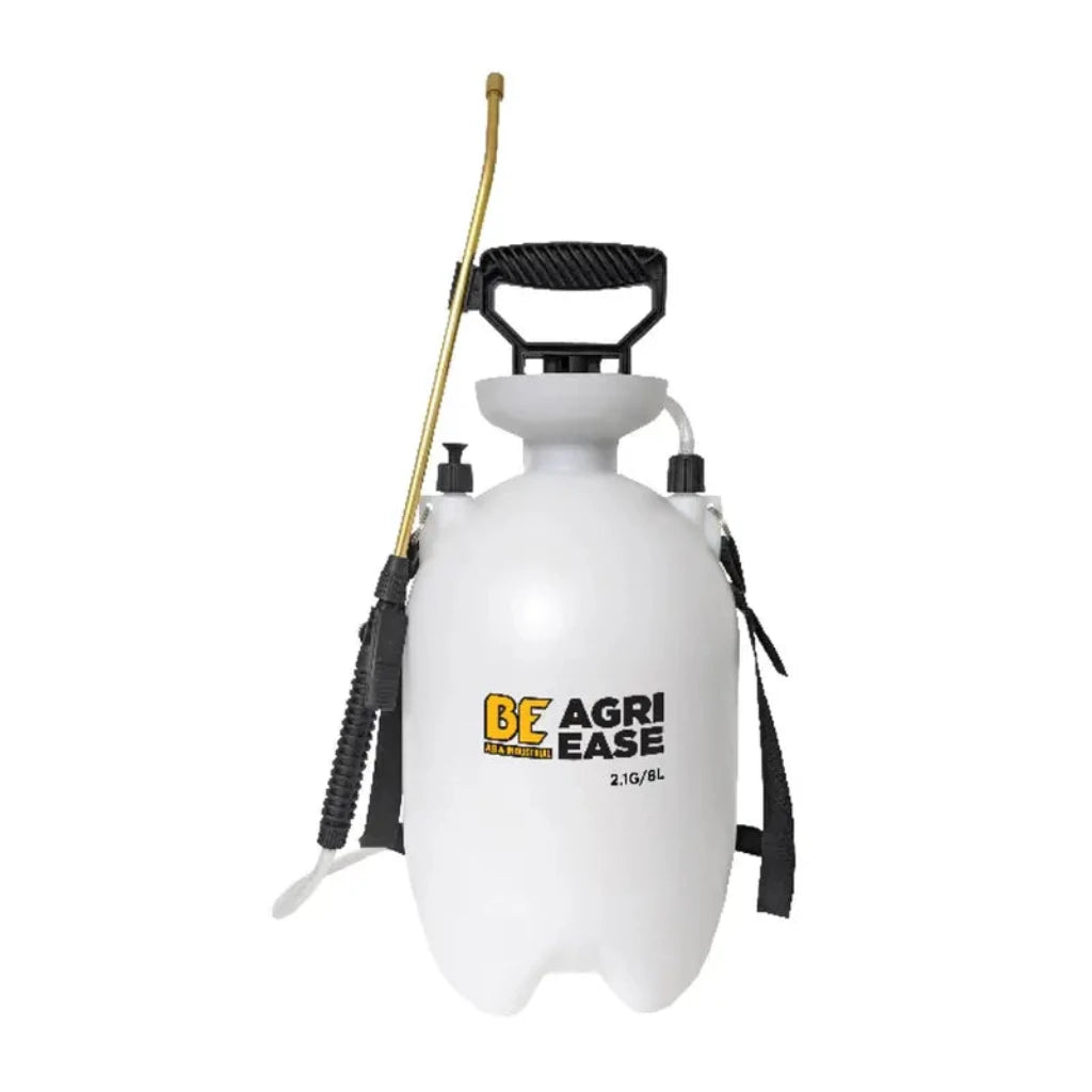 Industrial Handheld Pump Sprayer 8L (2.11 Gallon) with Viton Seals - Heavy Duty Chemical Sprayer for Weed Killer, Pesticides & Cleaning Solutions - Model 90.703.008