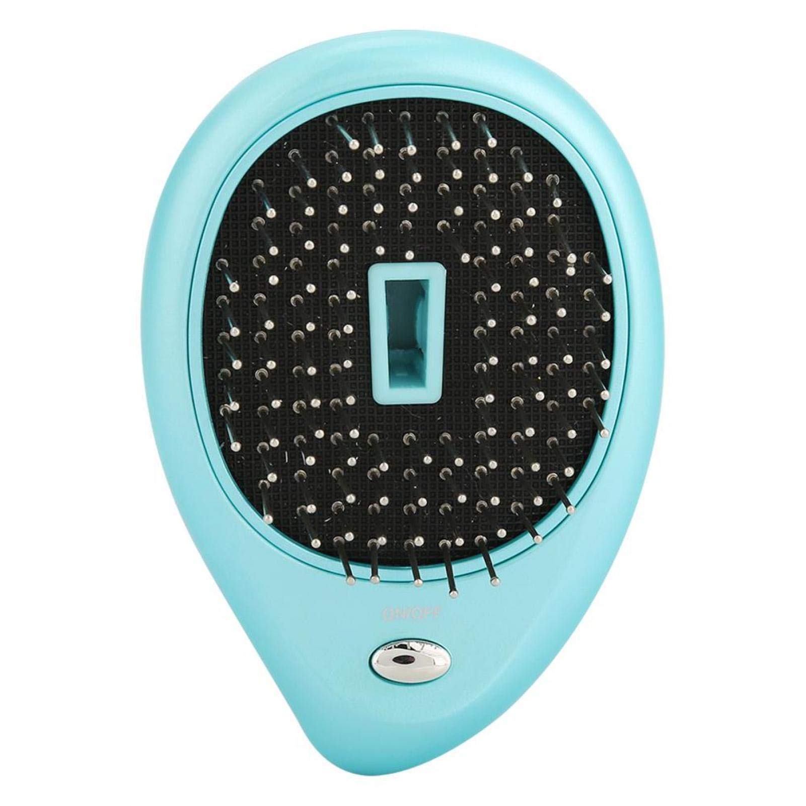 Electric Ionic Hairbrush for Styling & Scalp Massage - Portable Vibration Hair Brush with Green Design | Perfect for Travel, Home Use & Salon Styling