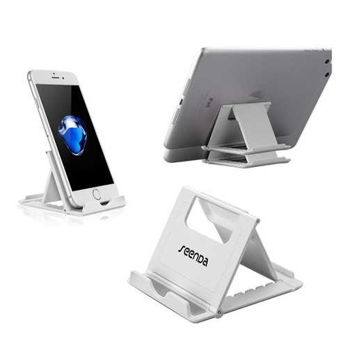 Non-Slip Plastic Stand with Base for Tablet & Smartphone - Perfect for Home, Office, and Travel Use