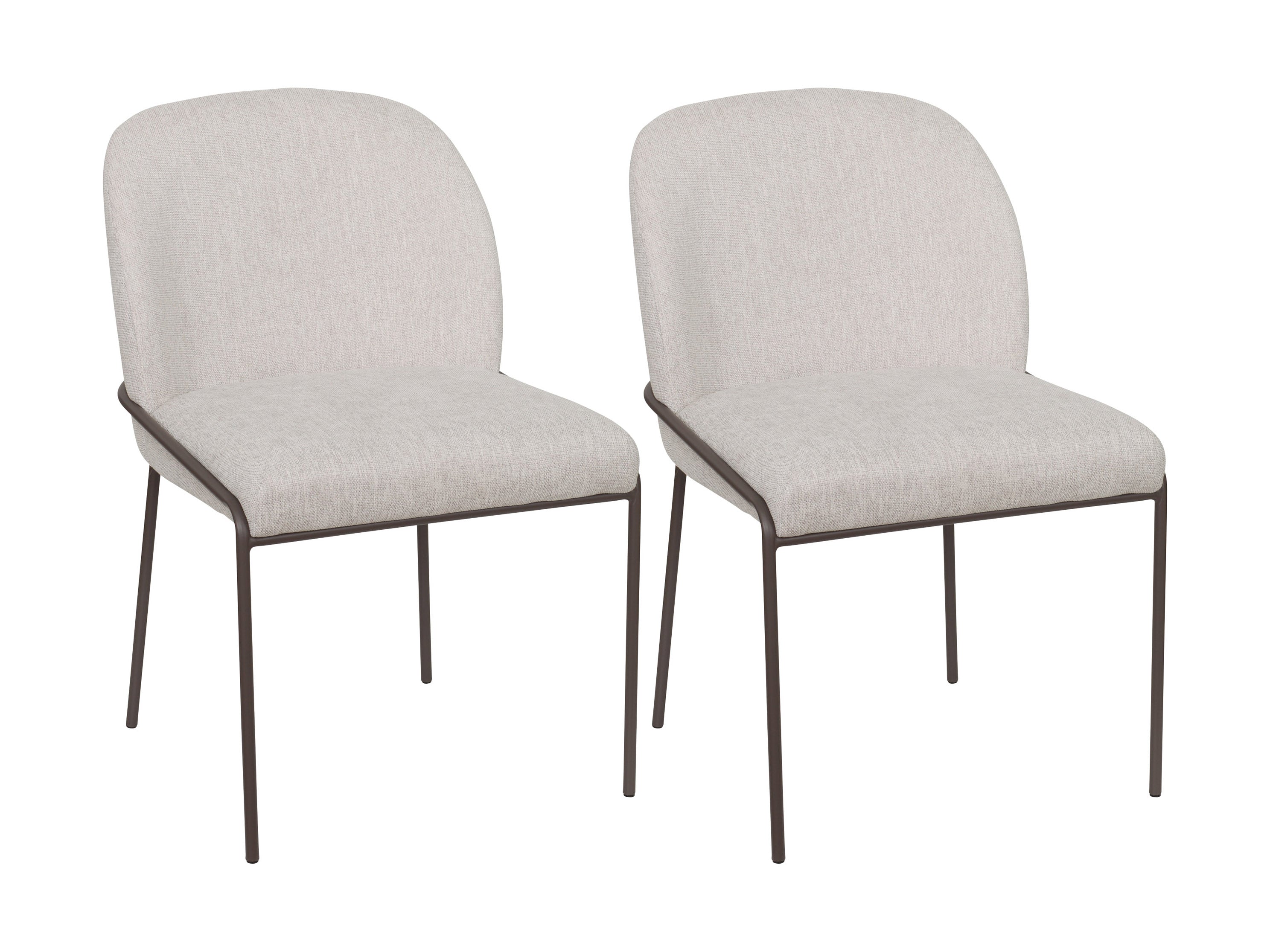 Premium High Back Upholstered Dining Chairs Set of 2 - Modern Comfortable Kitchen Chairs for Dining Room, Restaurant & Home Decor