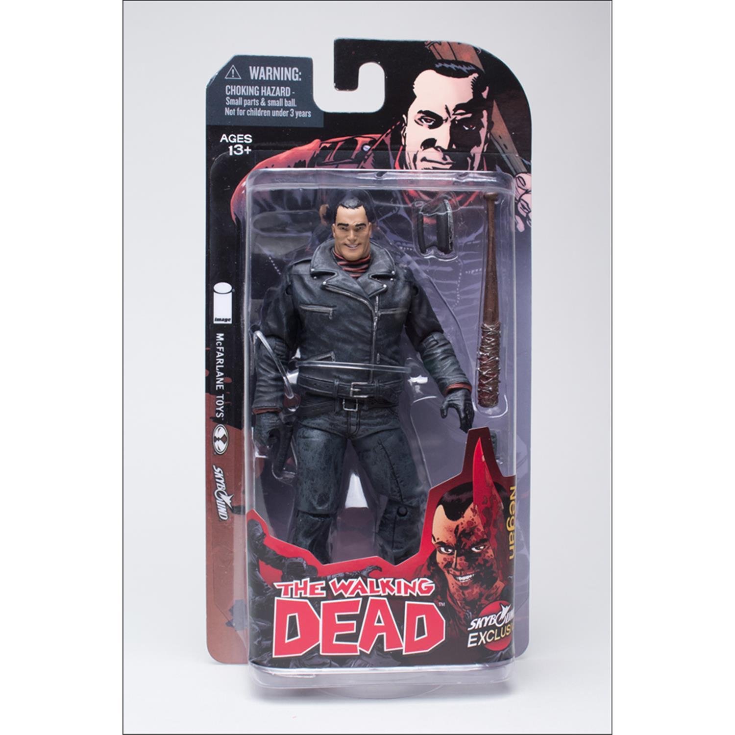 McFarlane Toys Exclusive The Walking Dead Negan Comic Action Figure (Full Color) - Collectible TV Show Merchandise for Fans & Display
