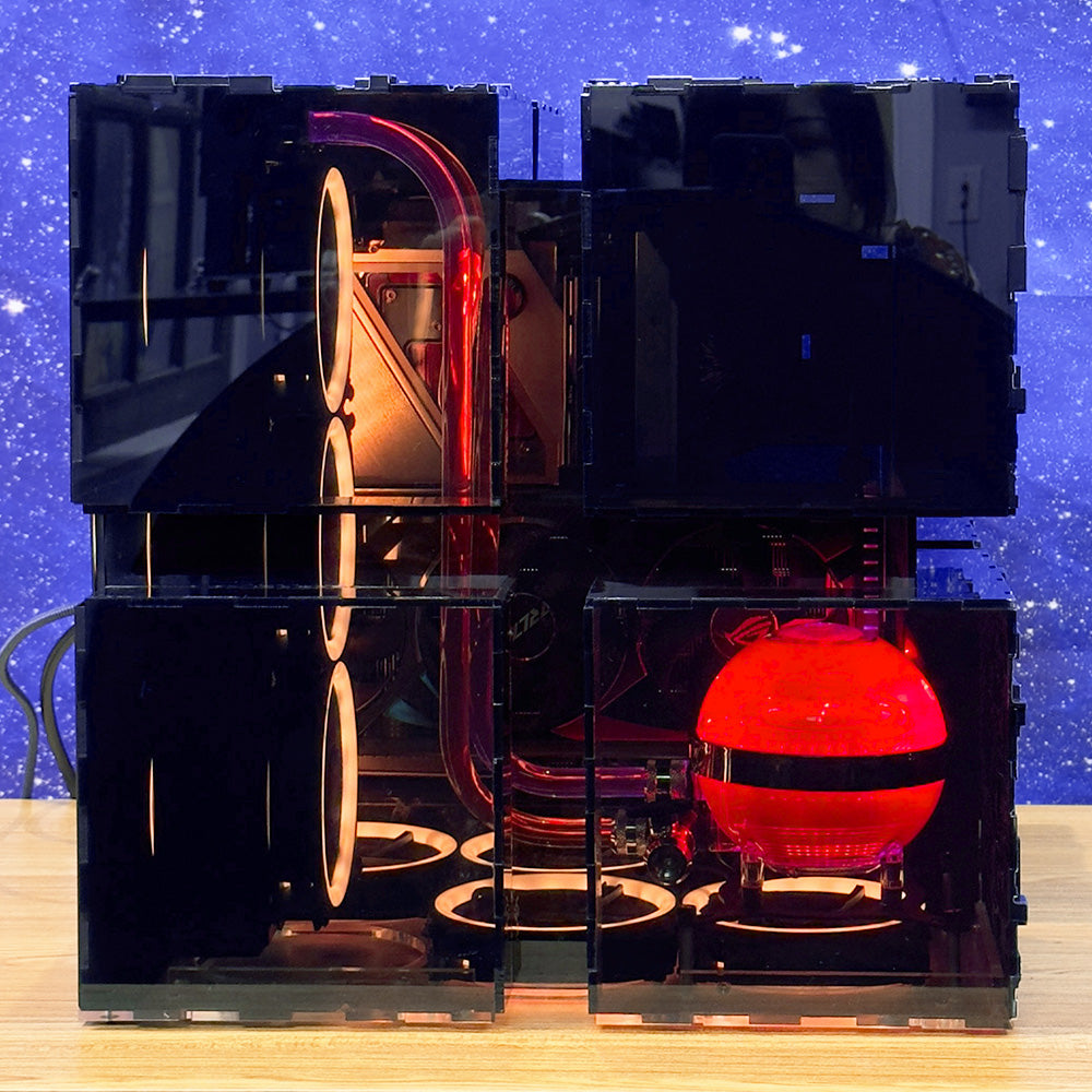 Star Trek Borg Fusion Cube ATX PC Case - Unique Gaming Computer Case for Sci-Fi Fans | Perfect for Conventions, Gaming Setups & Collectors