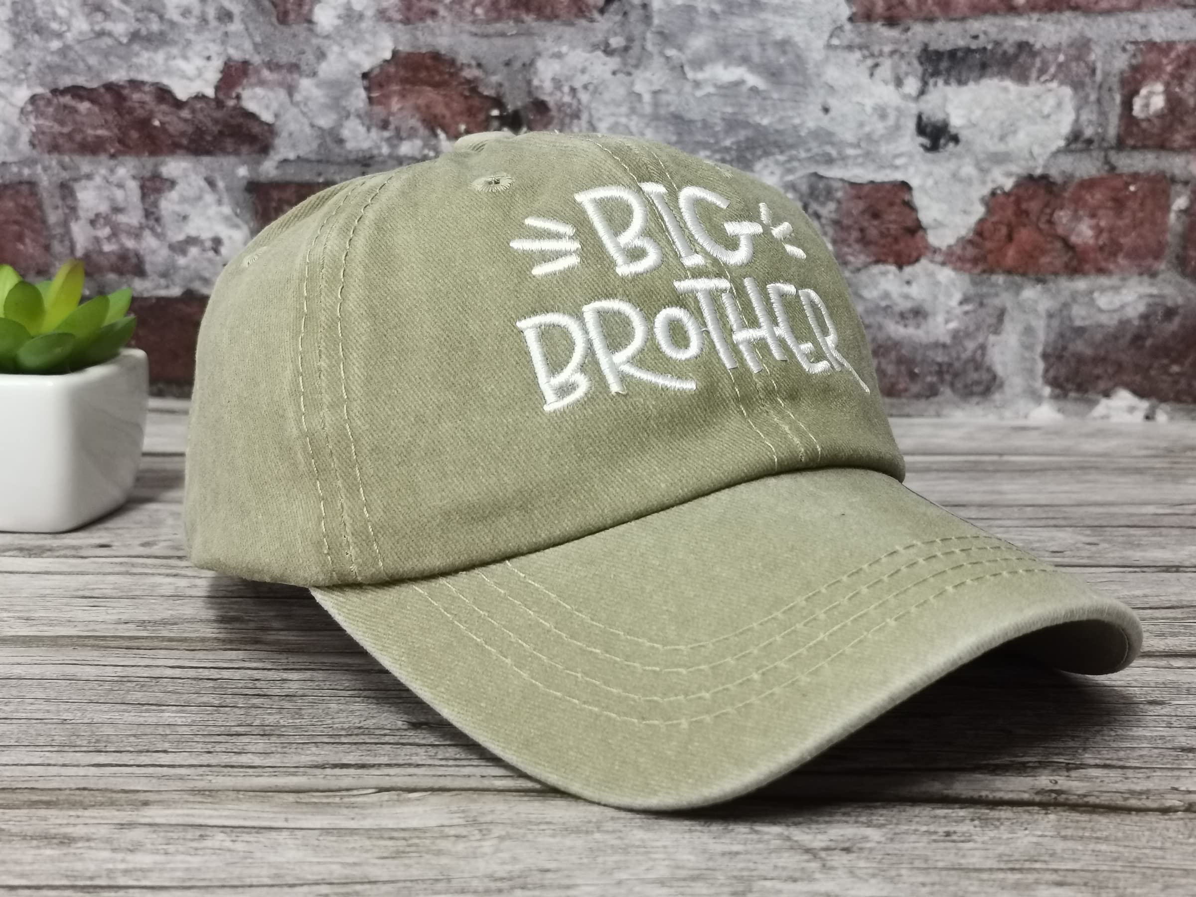 Hepandy Embroidered Brother Hats for Men - Casual & Streetwear