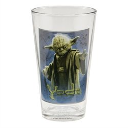 Star Wars 16 oz. Drinking Glasses Set of 4 - Collectible Movie Themed Cups for Coffee, Juice, Beer & Home Bar Decor