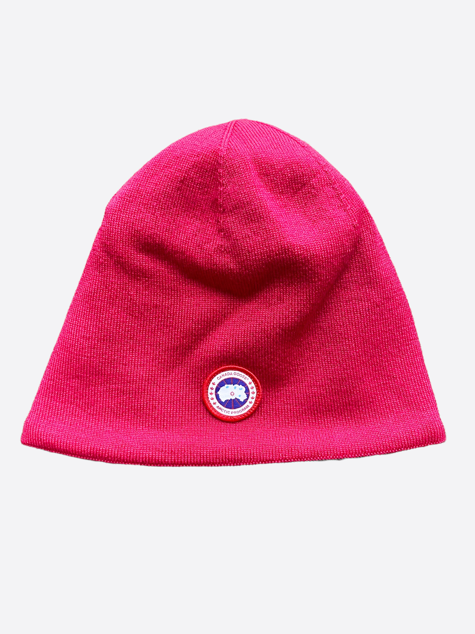 Canada Goose Wildberry Small Logo Beanie - Winter Warm Knit Hat for Men & Women - Perfect for Skiing, Snowboarding & Cold Weather Outdoor Activities