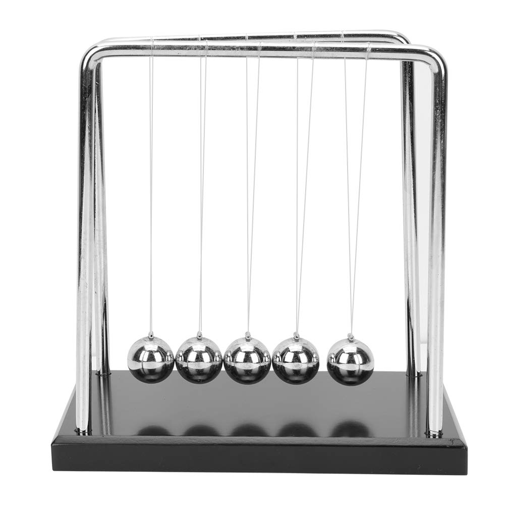 HEEPDD Metal Balance Balls Physics Science Pendulum Desk Toy - Newton's Cradle Physics Science Kit for Office Desk Decoration & Stress Relief | Perfect for Office Decor, Science Education, and Relaxation