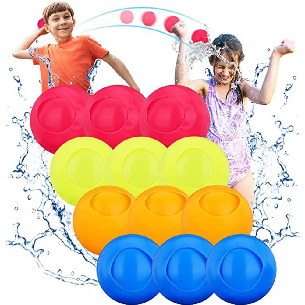 **Quick-Fill Self-Sealing Reusable Water Bombs for Kids – Refillable Splash Balls for Pool, Water Fights & Summer Parties – Fun Outdoor Water Balloon Games**