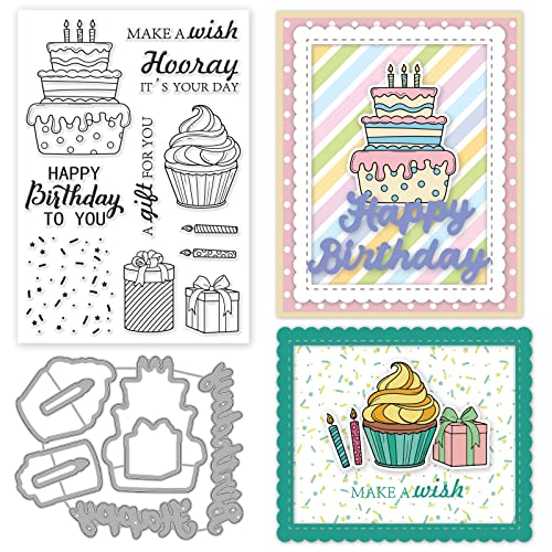 Happy Birthday Clear Stamps and Dies