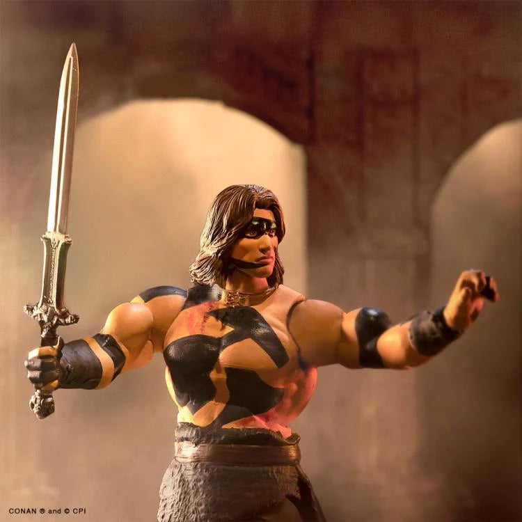 Conan The Barbarian ULTIMATES! Action Figure - Conan (War Paint Version) | Collectible Toy for Fans & Display | Perfect for Comic Book Collections, Movie Memorabilia, and Fantasy Decor