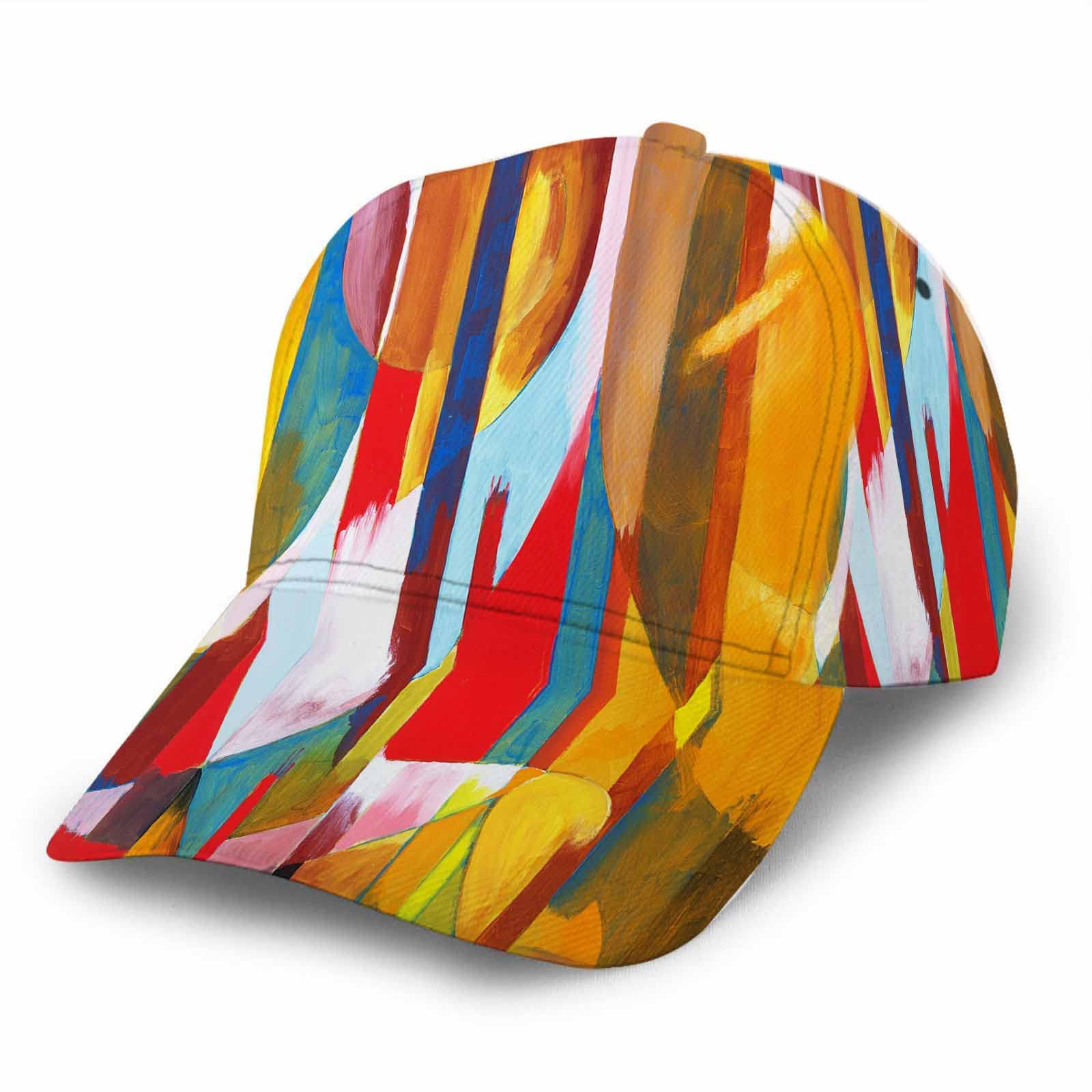 HOSNYE Adjustable Snapback Baseball Cap - Stylish Rectangle Ball Hat for Men & Women - Perfect for Sports, Casual Wear & Outdoor Activities