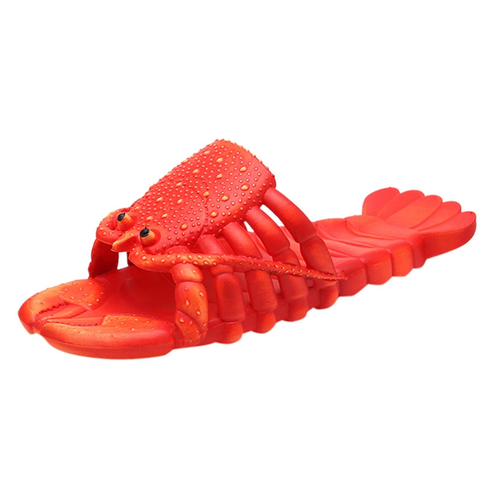 Cute Lobster Shaped Breathable Open Toe Summer Slippers for Kids - Perfect Beach Shoes for Boys & Girls