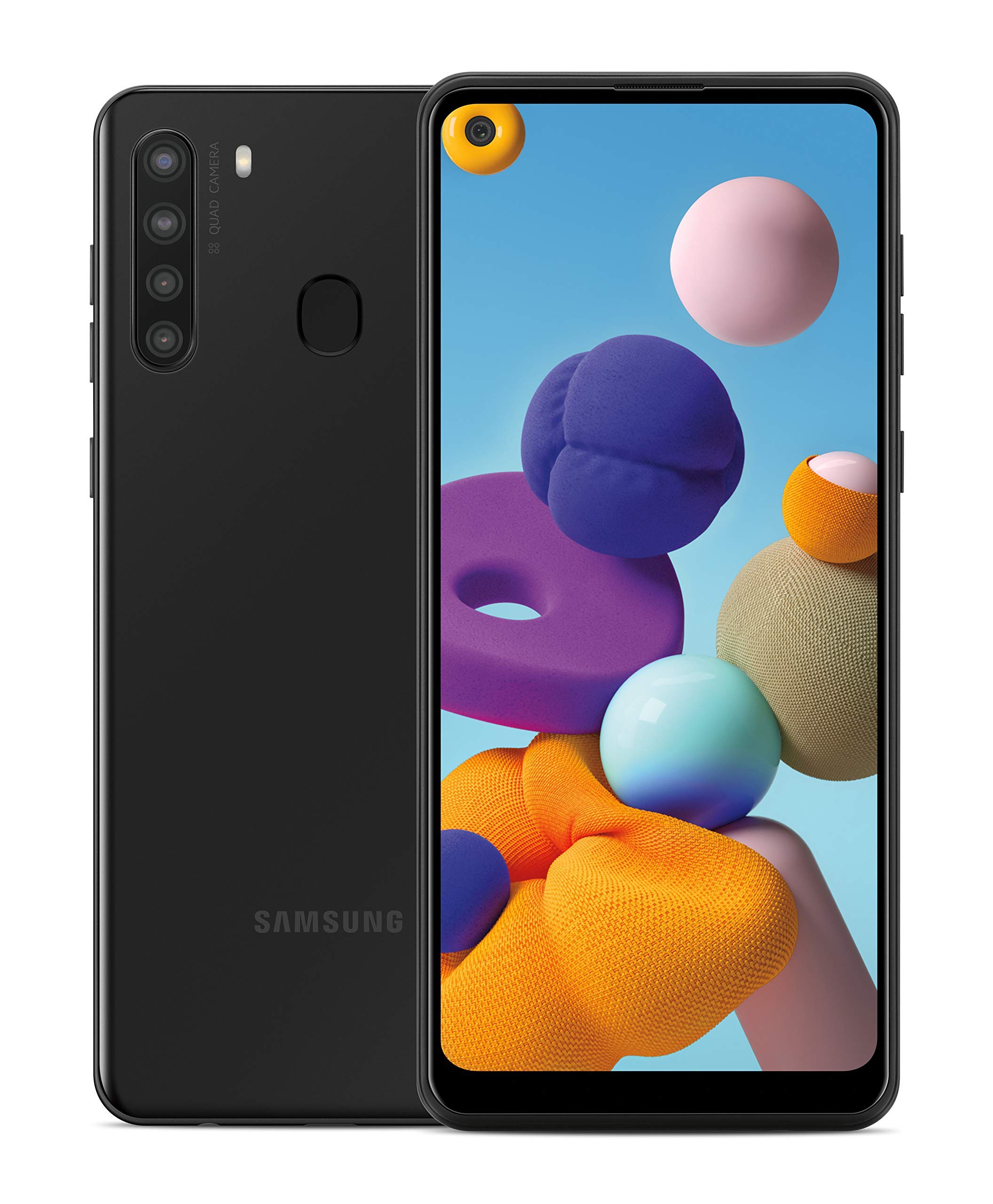 Samsung Galaxy A21 GSM Unlocked Smartphone - US Version, 32GB Storage, 6.5