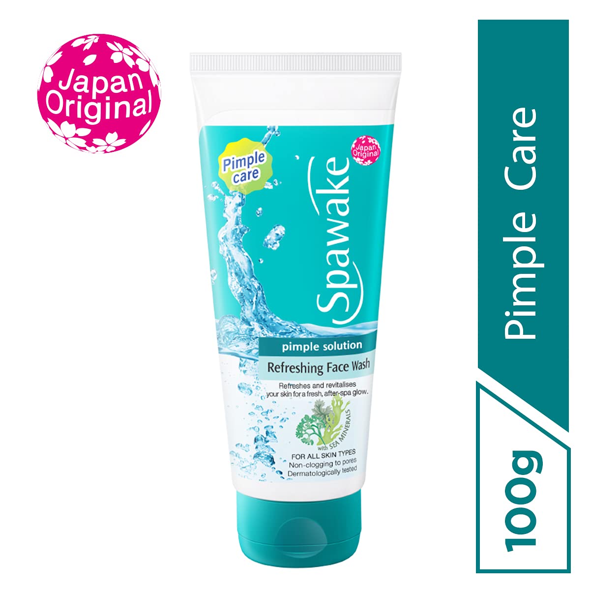 Spawake Anti Acne Face Wash - Pimple Treatment & Oil Control Cleanser for Acne-Prone Skin (100g) | Gentle Daily Cleansing for Teens & Adults