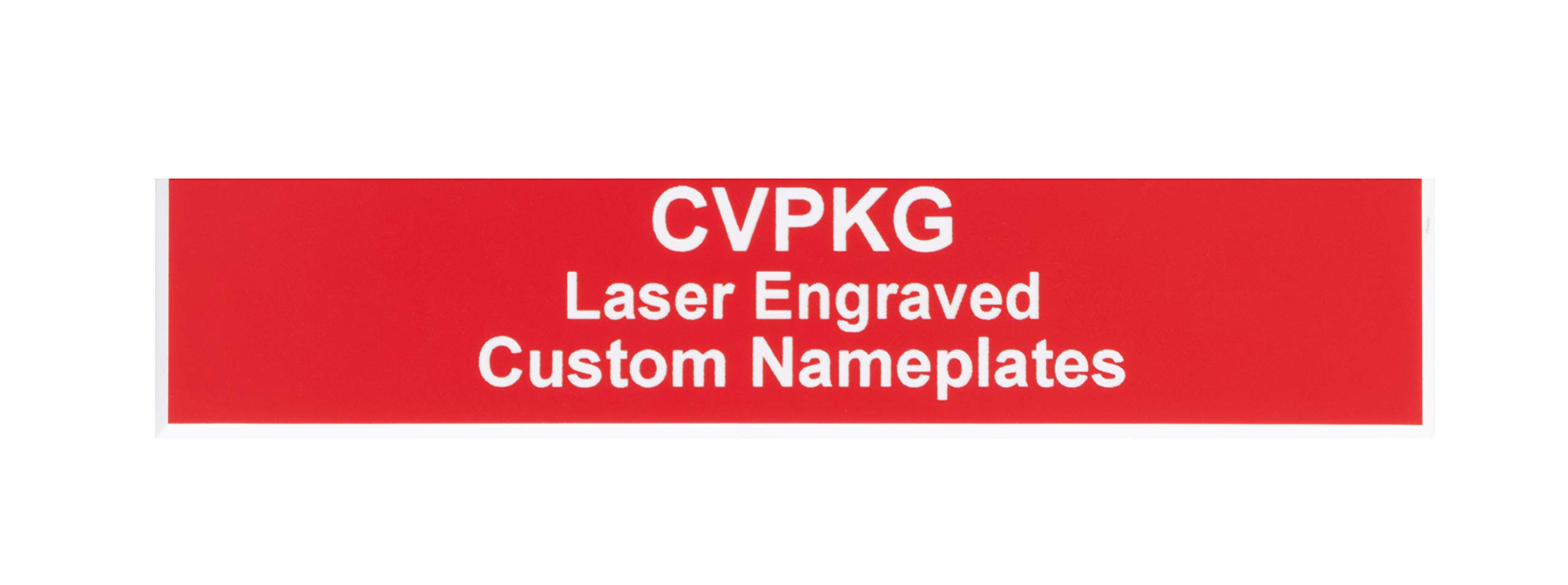 Custom Laser Engraved Pelican 1510 Case Nameplate - 3 Line Personalization in Red | Durable Protective Label for Equipment, Tools & Travel Gear