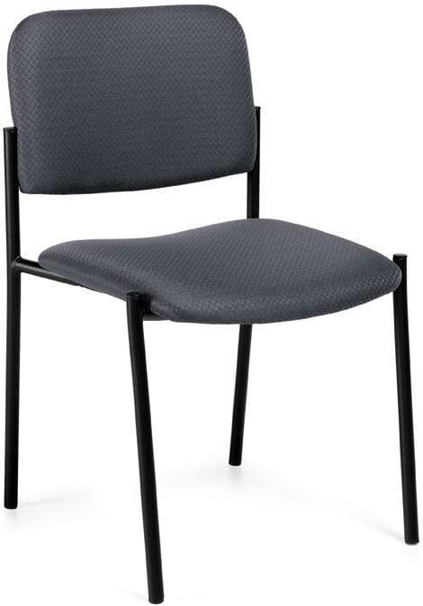OTG2748B Stacking Chair Without Arms - Lightweight Office Chair for Conference Rooms, Classrooms & Events - Durable Plastic Stackable Chair for Home & Commercial Use