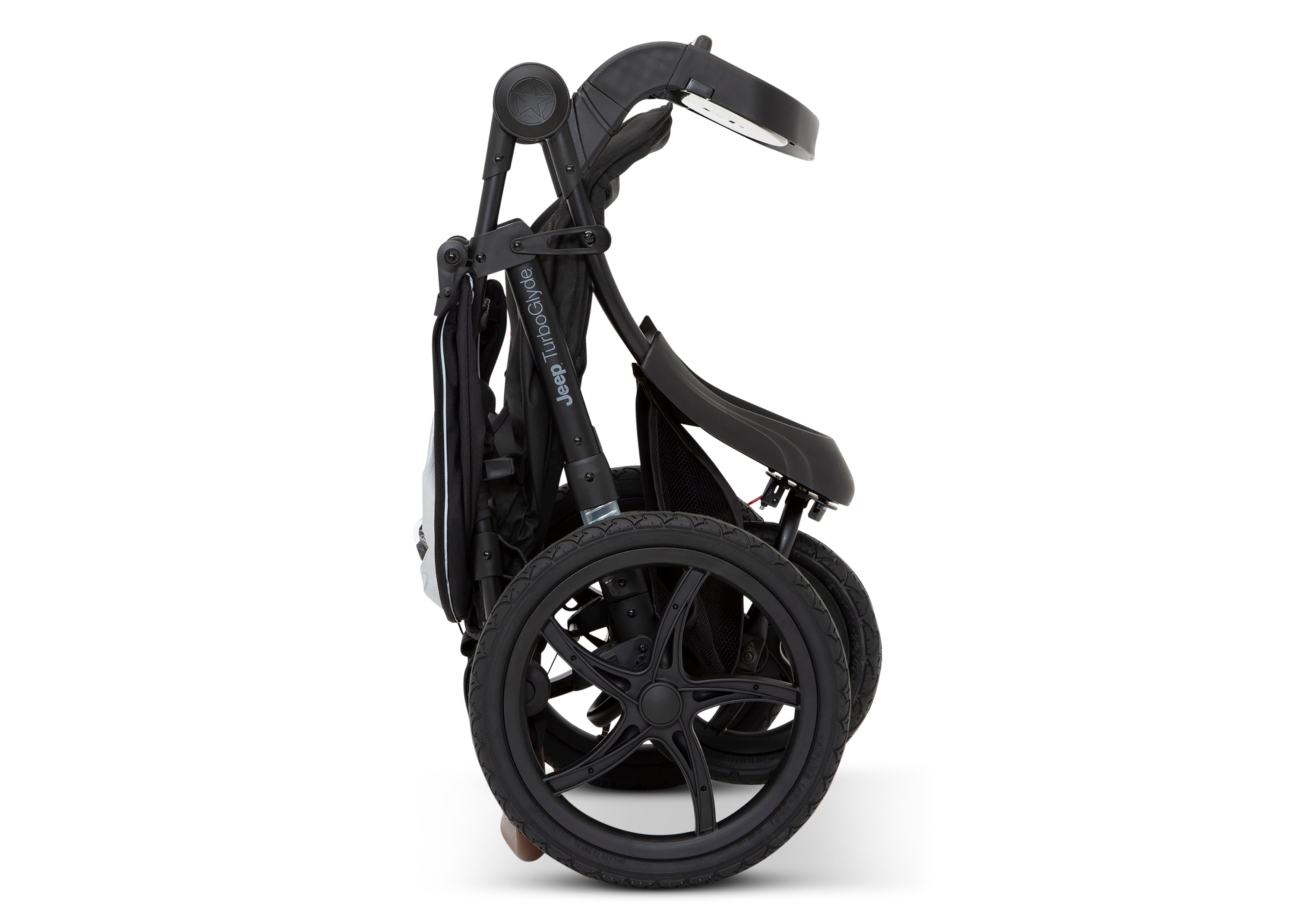 Jeep TurboGlyde All-Terrain Jogging Stroller for Running & Outdoor Adventures - Lightweight Baby Stroller with Shock Absorption for Smooth Rides on Trails, Parks & City Streets
