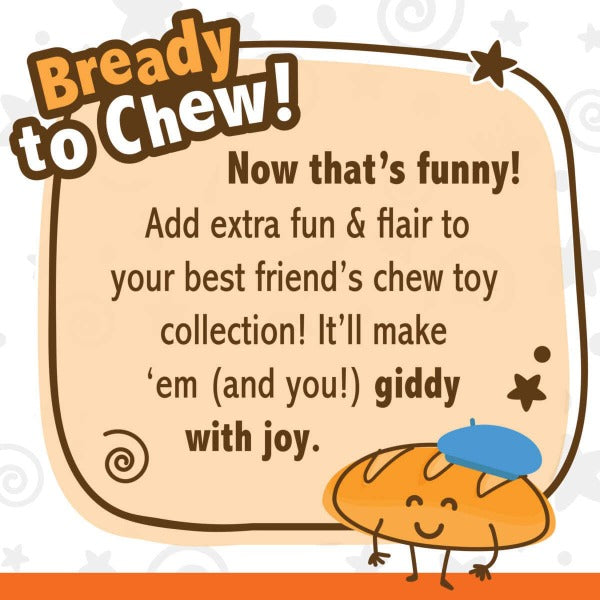 Nylabone Power Chew Baguette Dog Toy - Durable Chew Toy for Aggressive Chewers - Best for Large Dogs & Puppies - Perfect for Teething, Boredom & Dental Health
