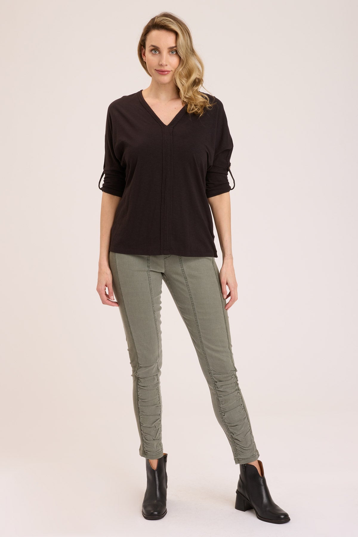 High Waisted Twill Alexa Leggings for Women - Comfortable & Stretchy Workout Yoga Pants - Perfect for Gym, Running, Lounge & Everyday Wear