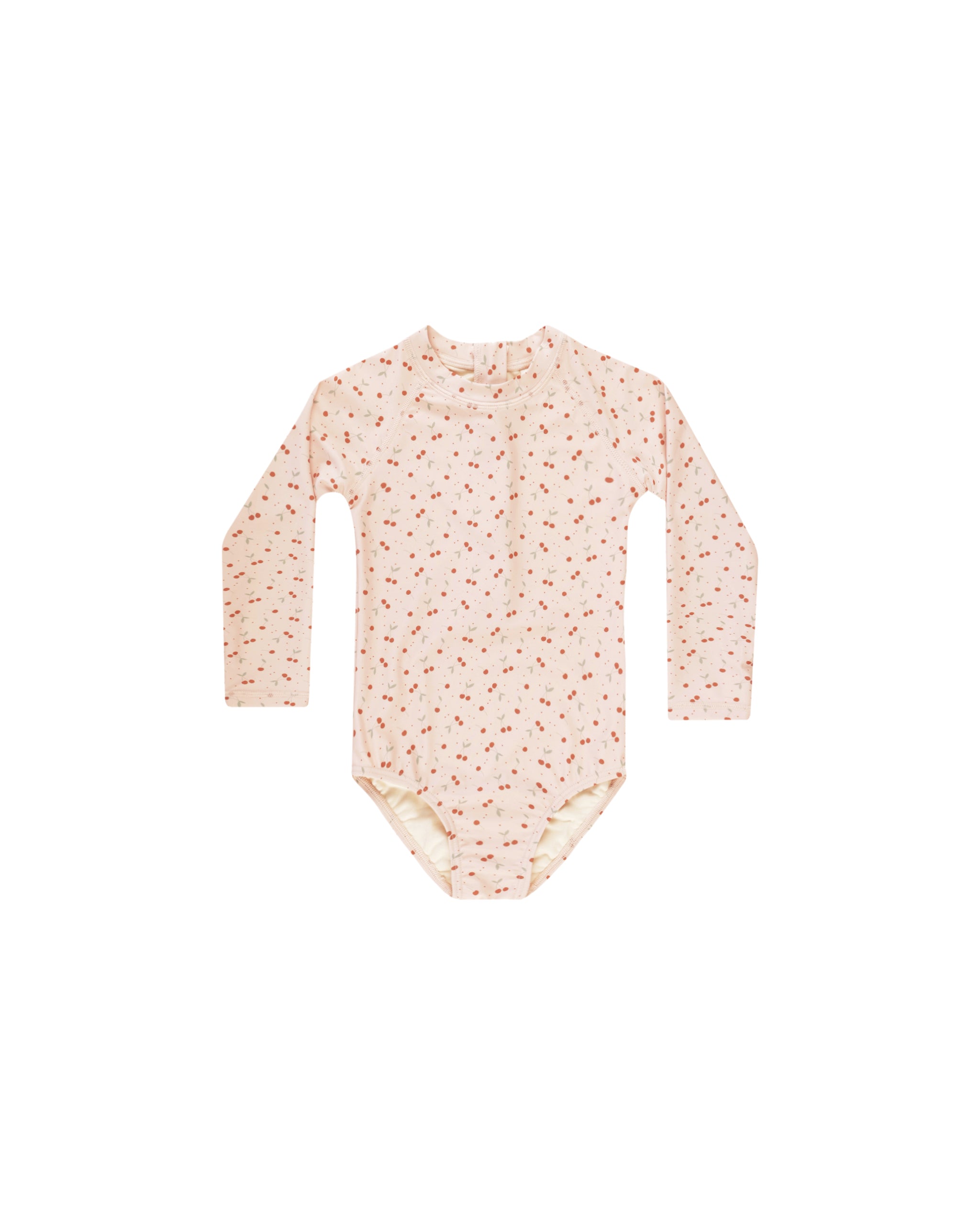 Rylee & Cru Delphine Long Sleeve Rashguard Swimwear - UPF 50+ Sun Protection One Piece for Girls | Perfect for Beach, Pool & Summer Outdoor Activities