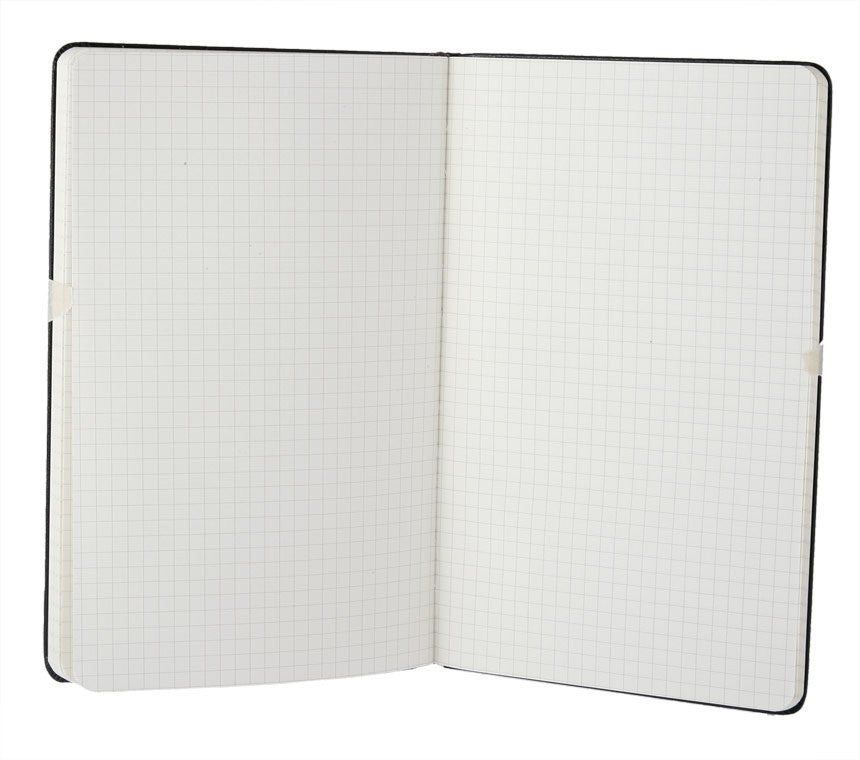 Moleskine Classic Hard Cover Squared Notebook - Black, Large (5